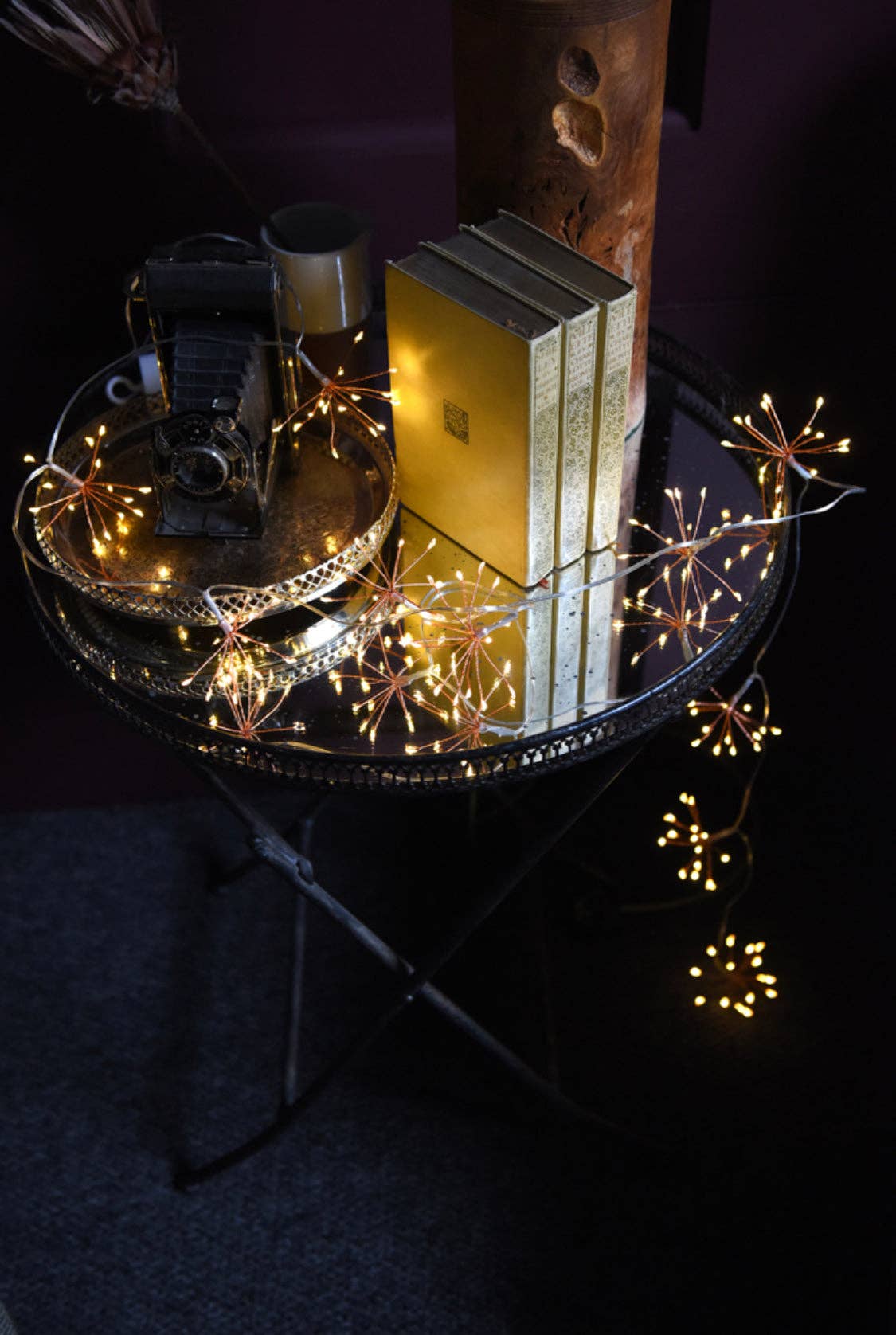 Starburst Chain Lights: Silver