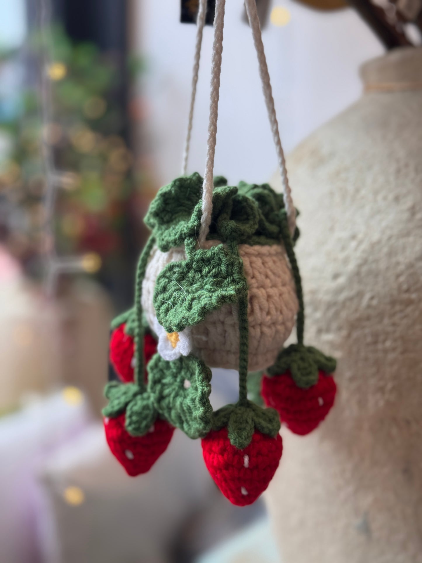 Handmade Crocheted Strawberry