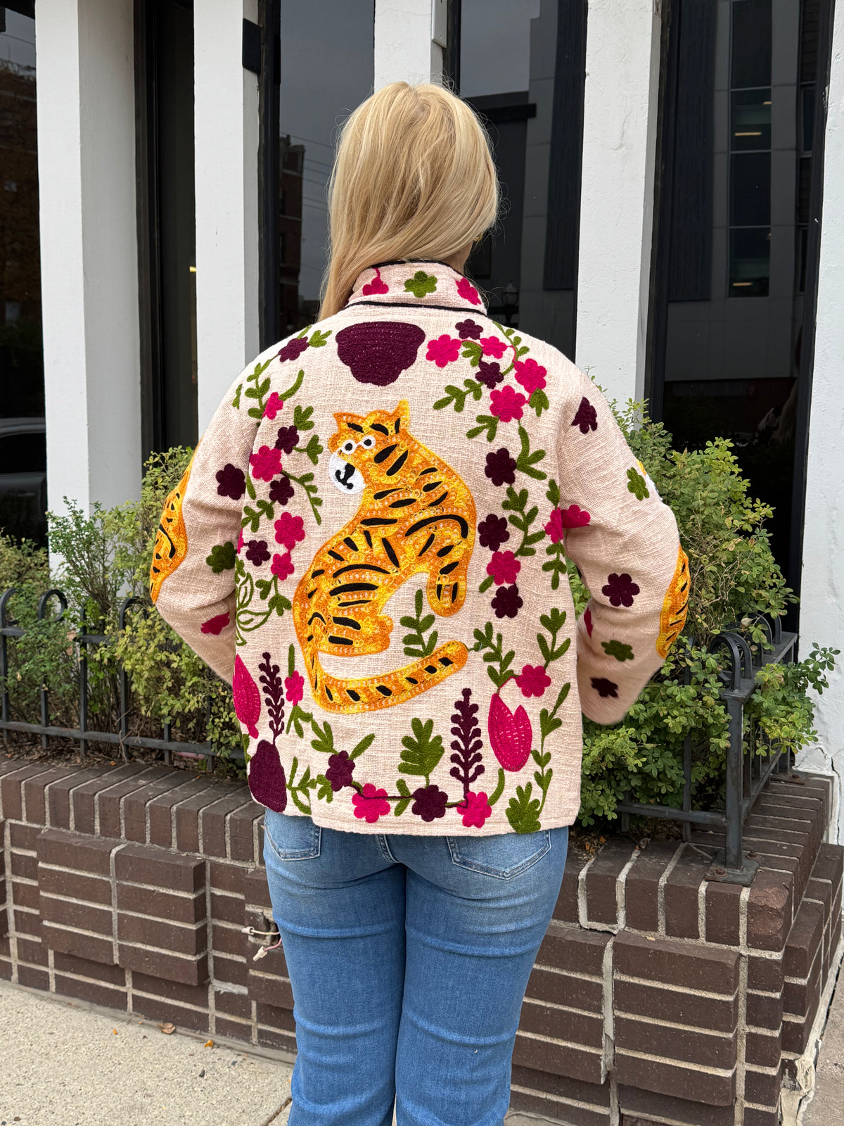 16A. Jute Suzani Short Jacket