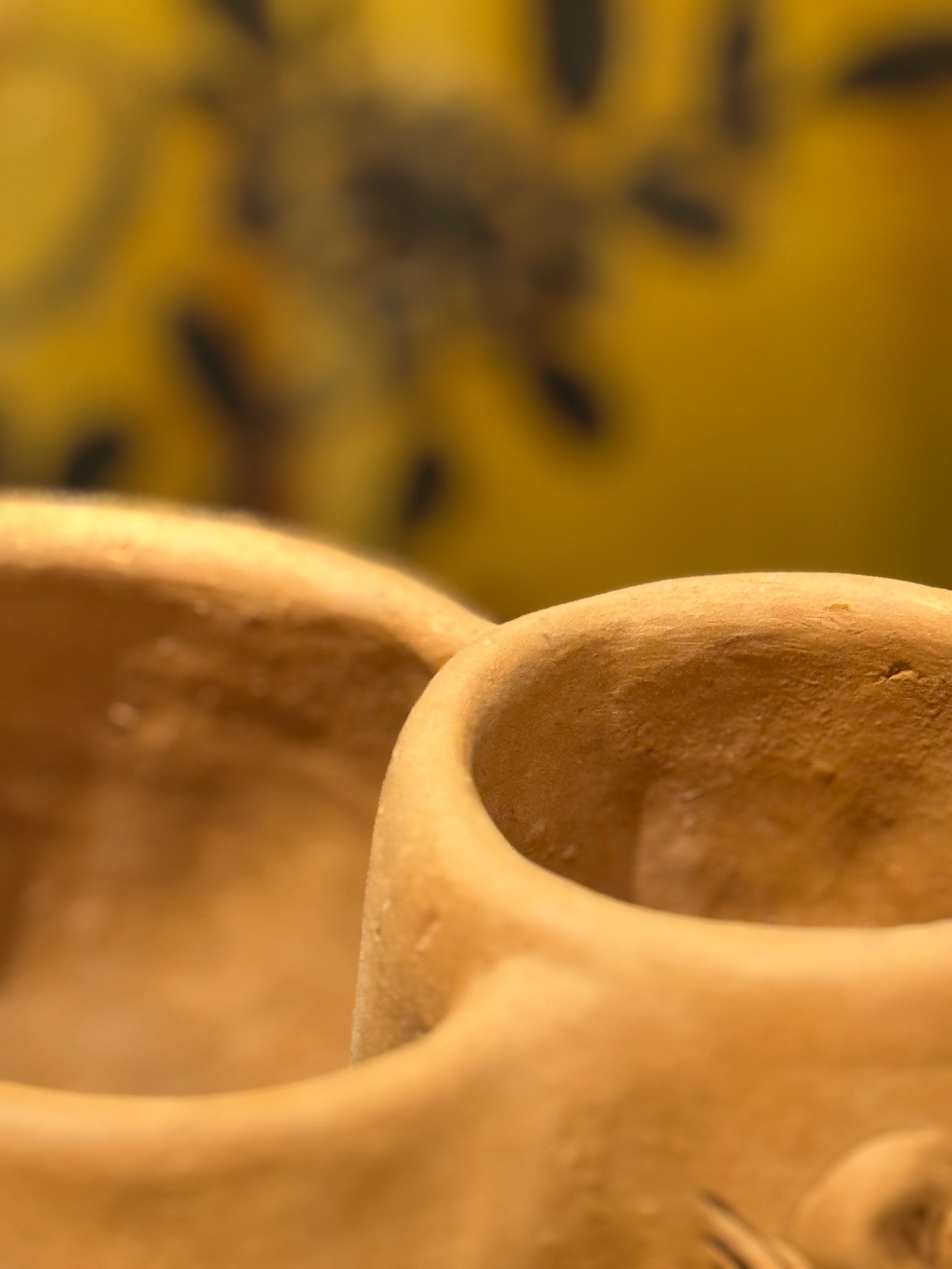 Two Ladies Heads Handmade Pottery