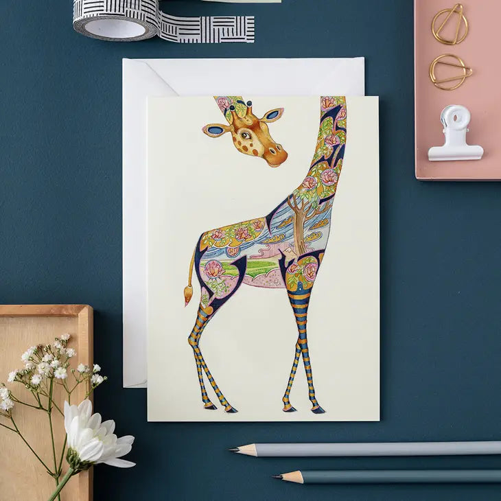 Giraffe Greeting Card