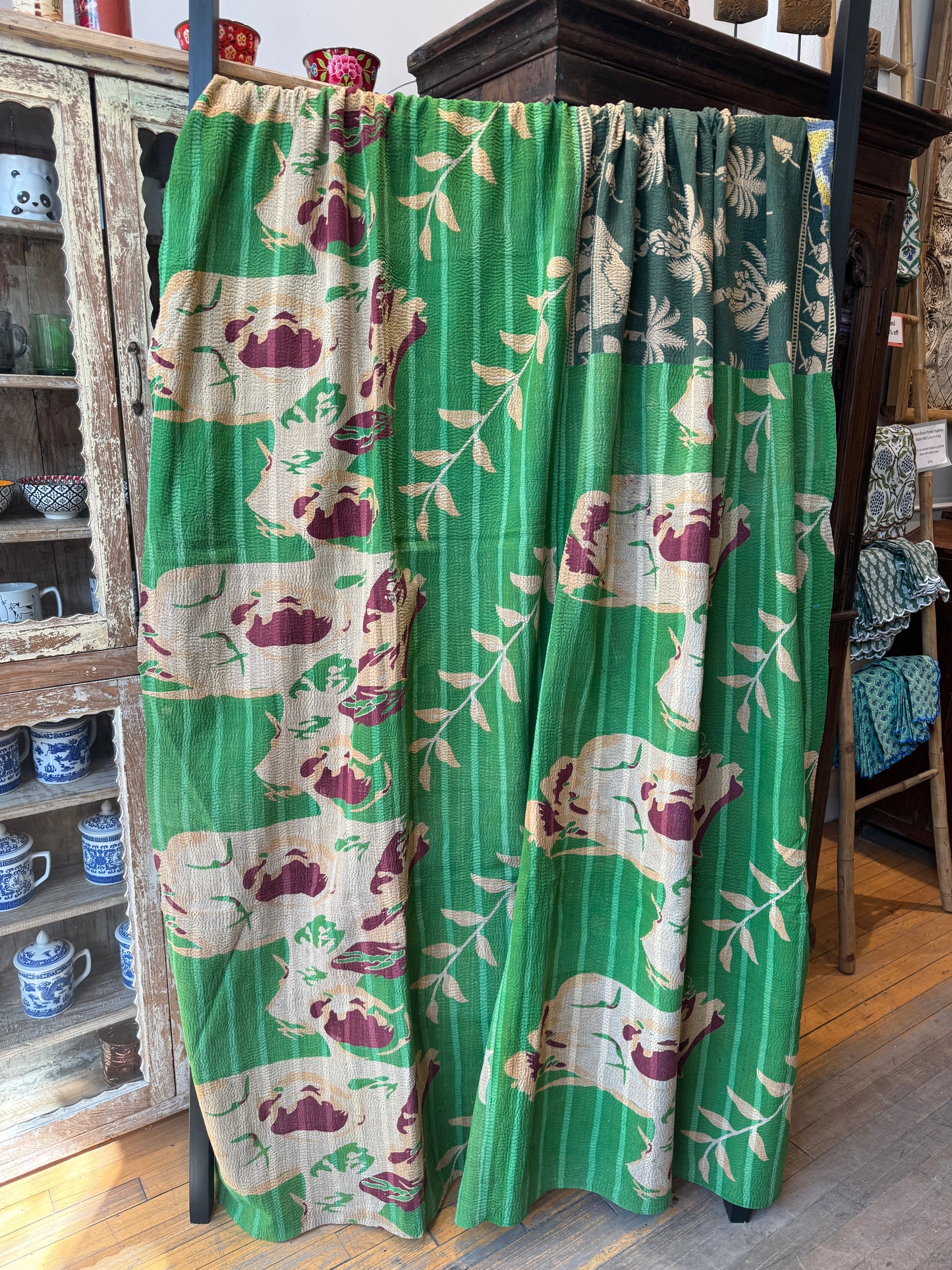 No. 149 Vintage Cotton Handstitched Kantha Throw