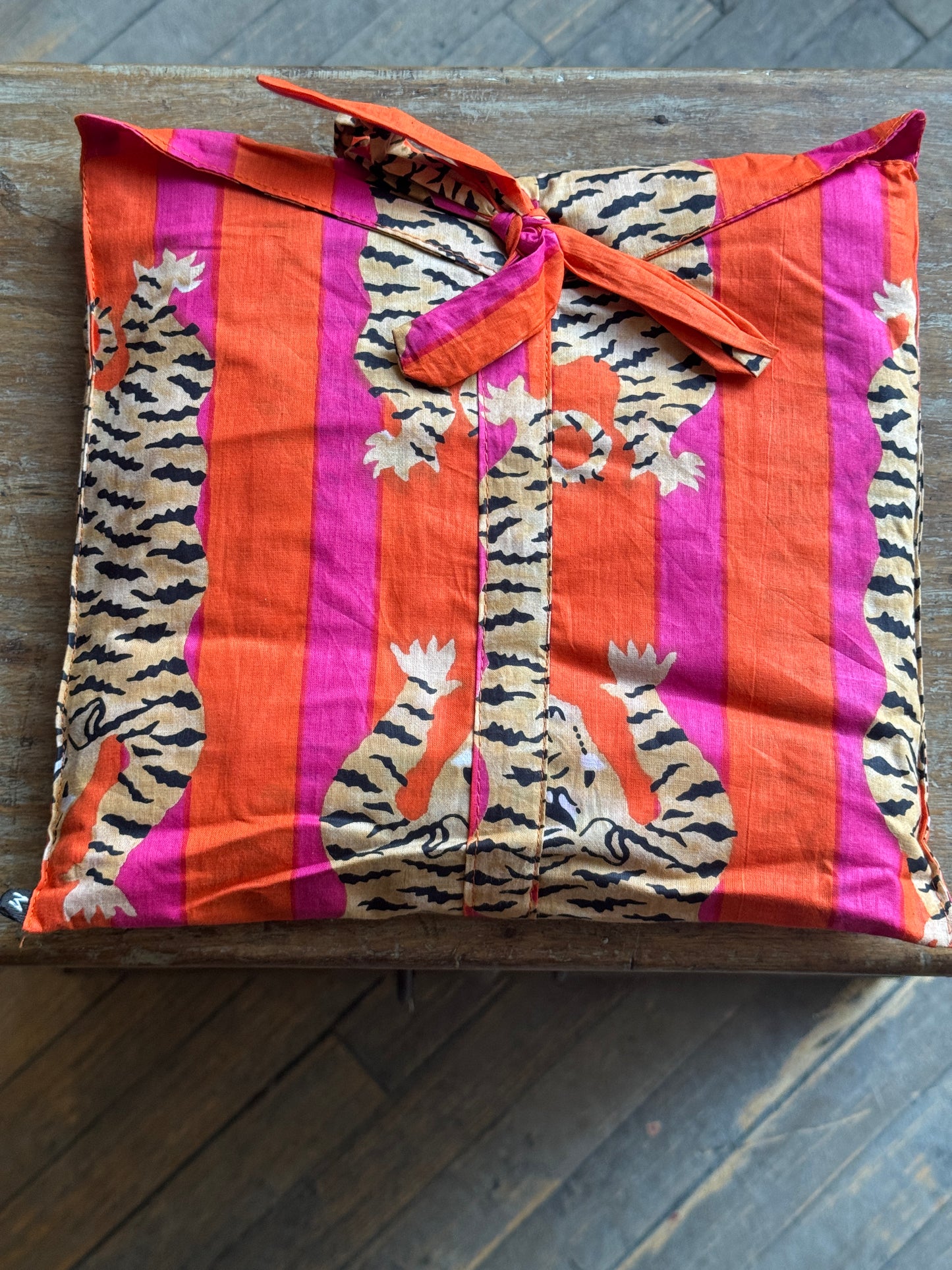 Tiger Stripe Orange & Hot Pink Pajamas