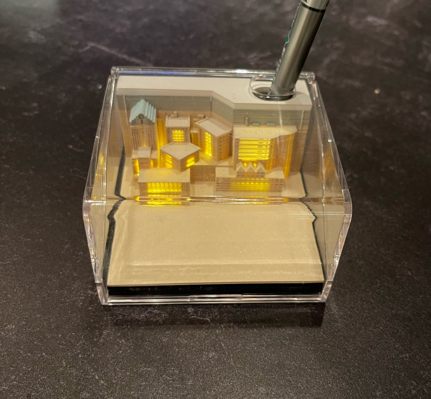 3D City Lights Memo Pad