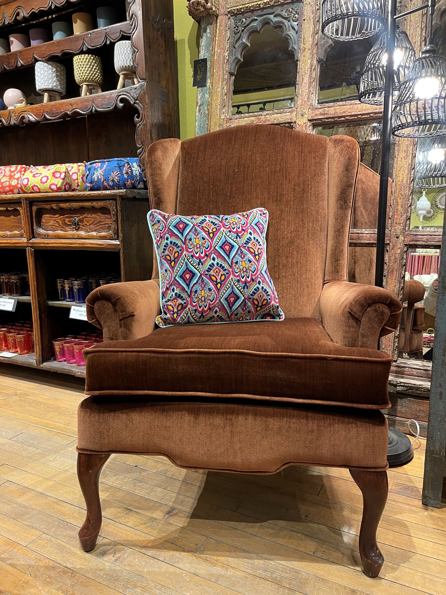 3. Cotton Velvet Cushion Cover