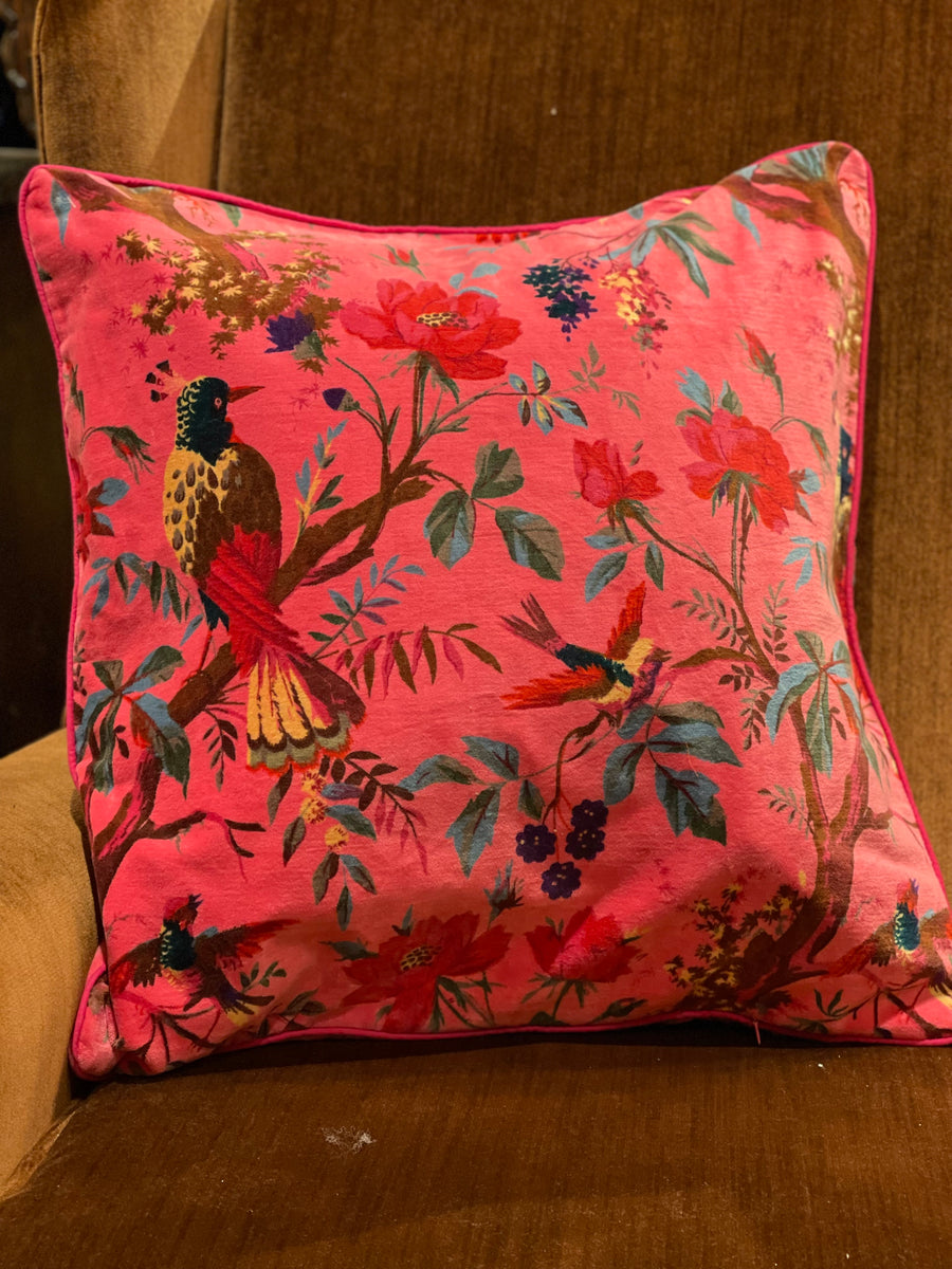 17 Cotton Velvet Cushion Cover 20" x 20" O'Day Cache