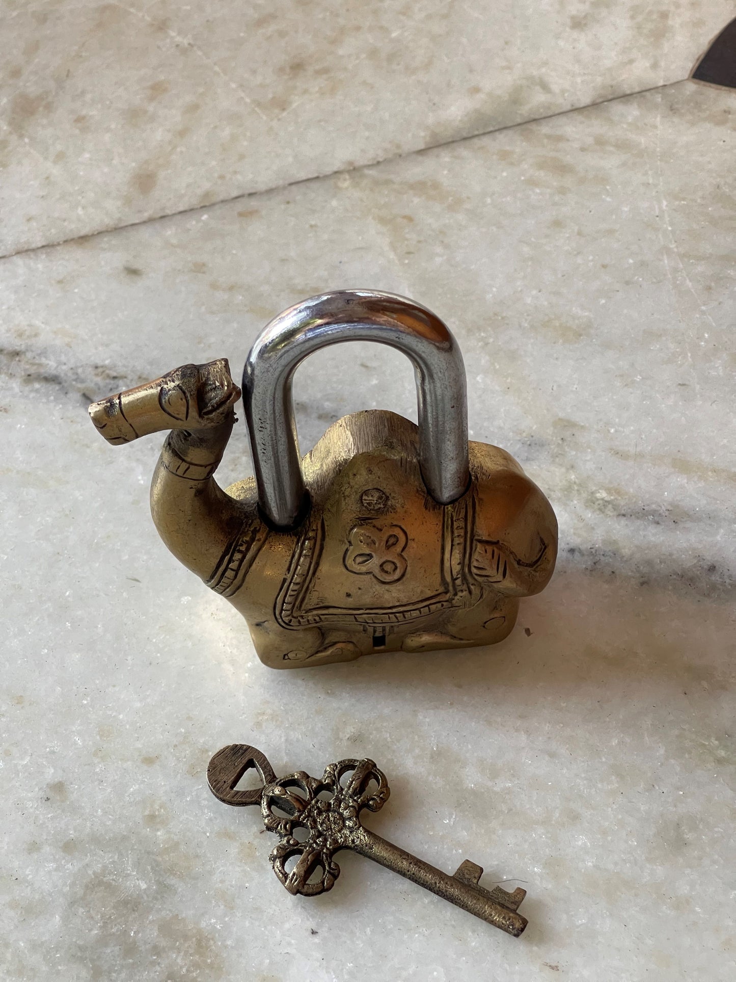 Camel Brass Padlock