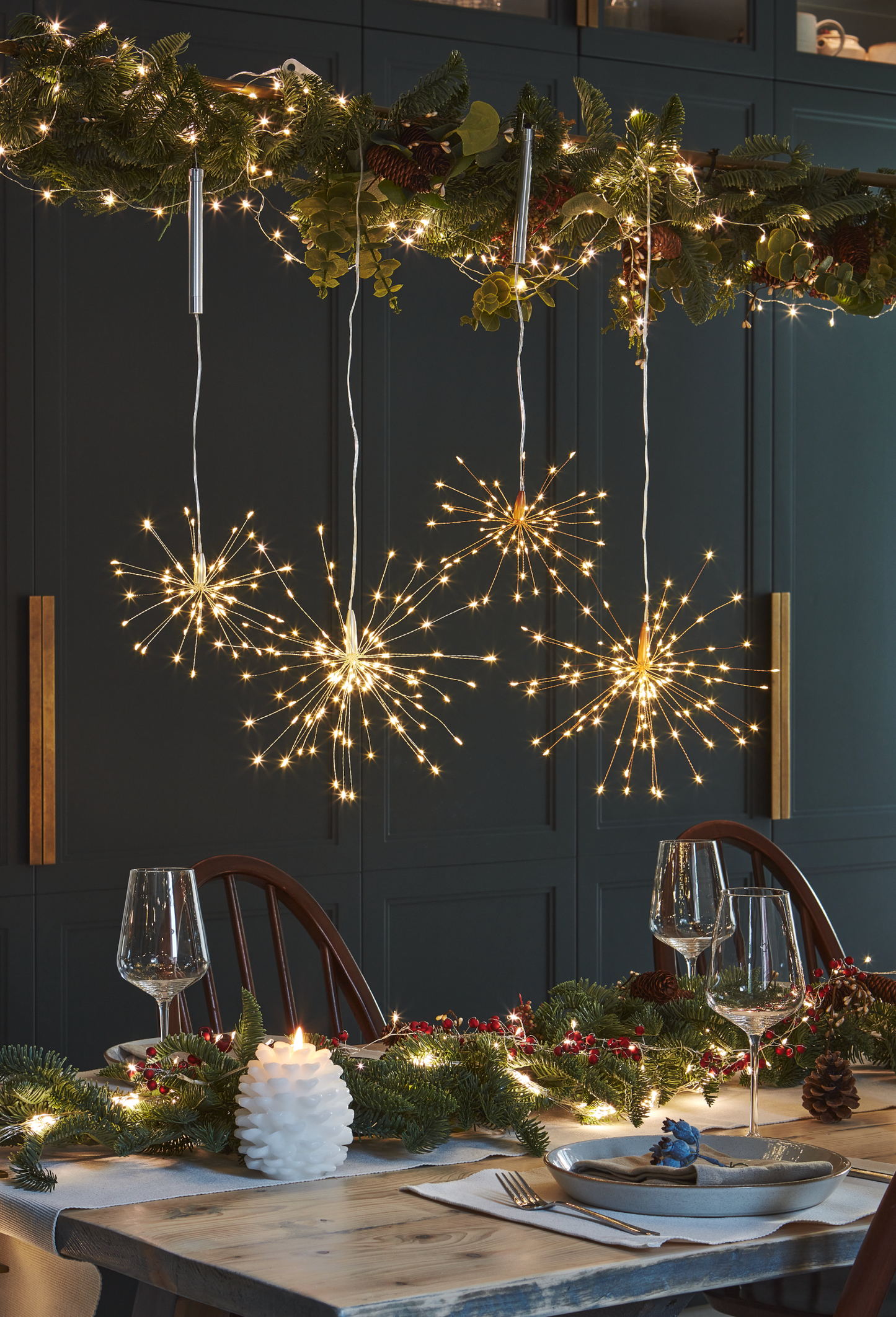 Mini Hanging Starburst: Copper