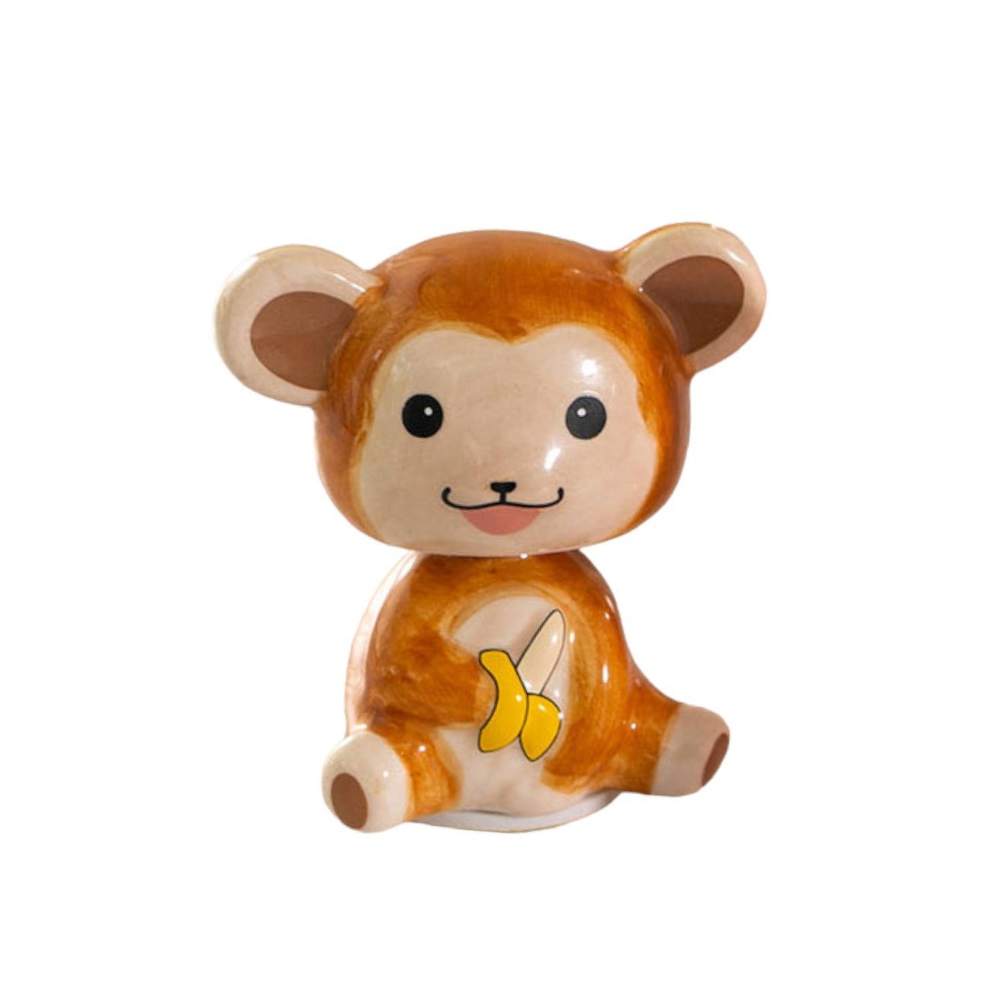 3 Inch Ceramic Monkey Bobble Head