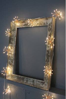 Starburst Chain Lights: Silver