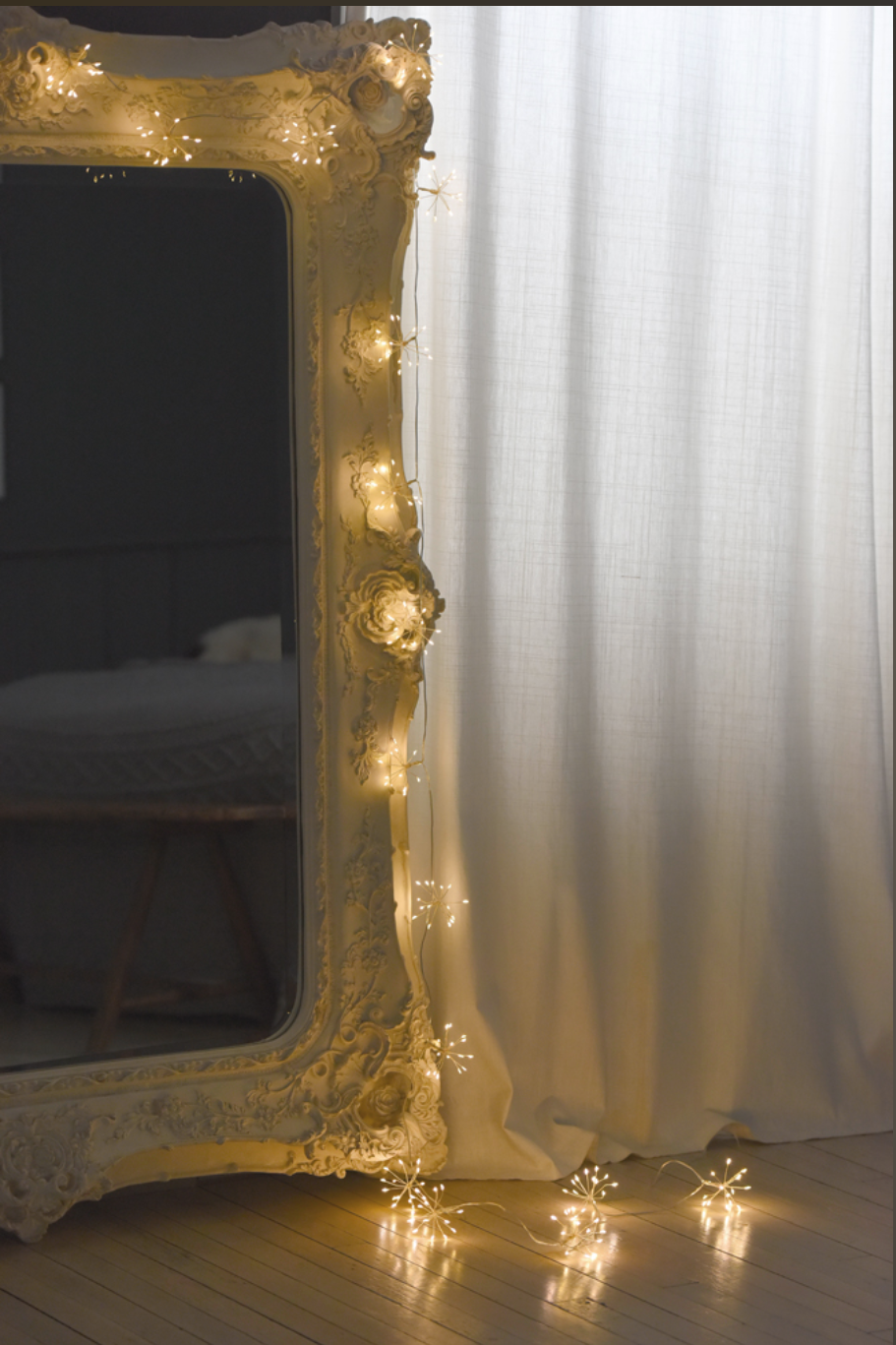 Starburst Chain Lights: Silver