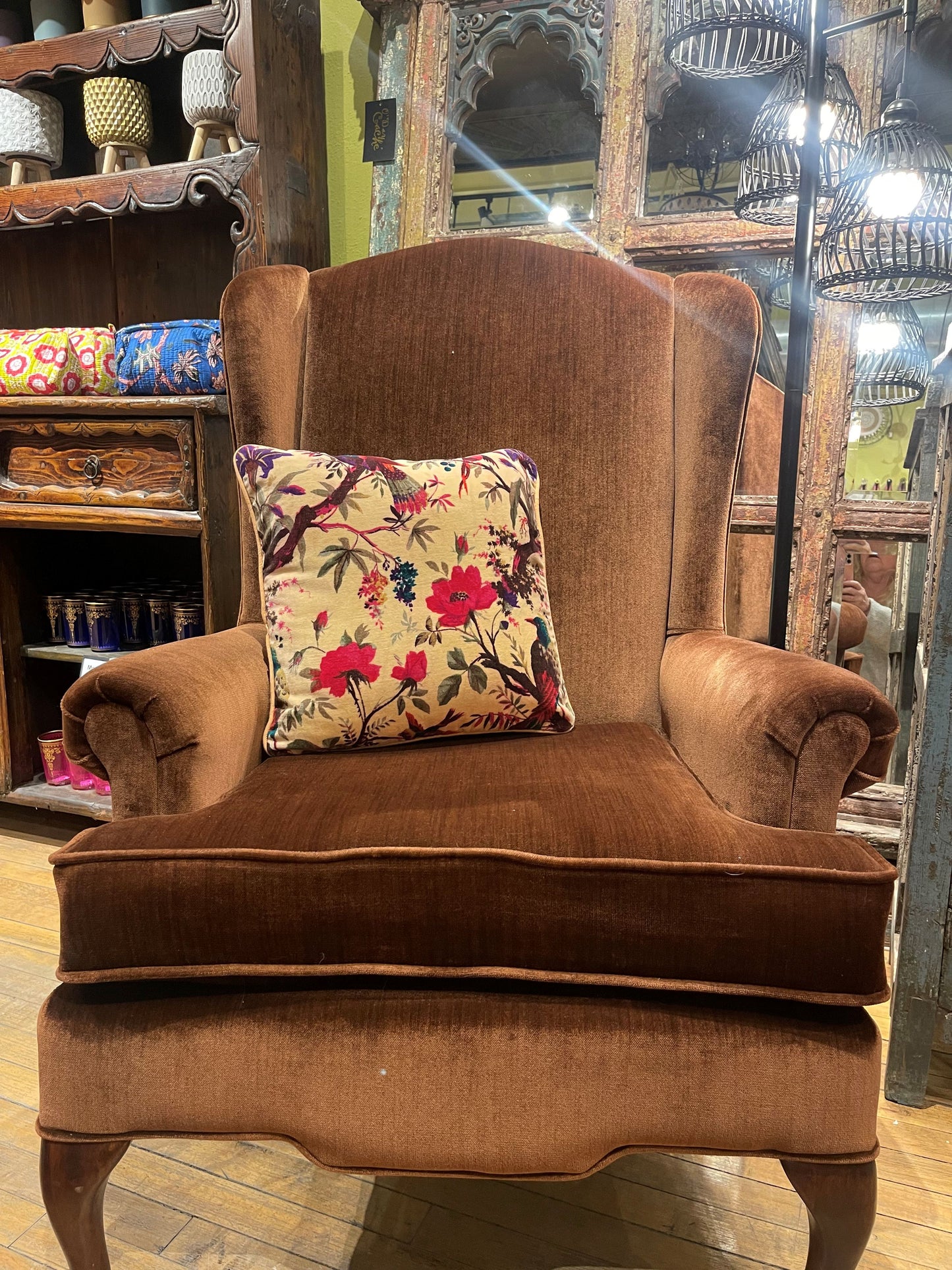 5. Cotton Velvet Cushion Cover