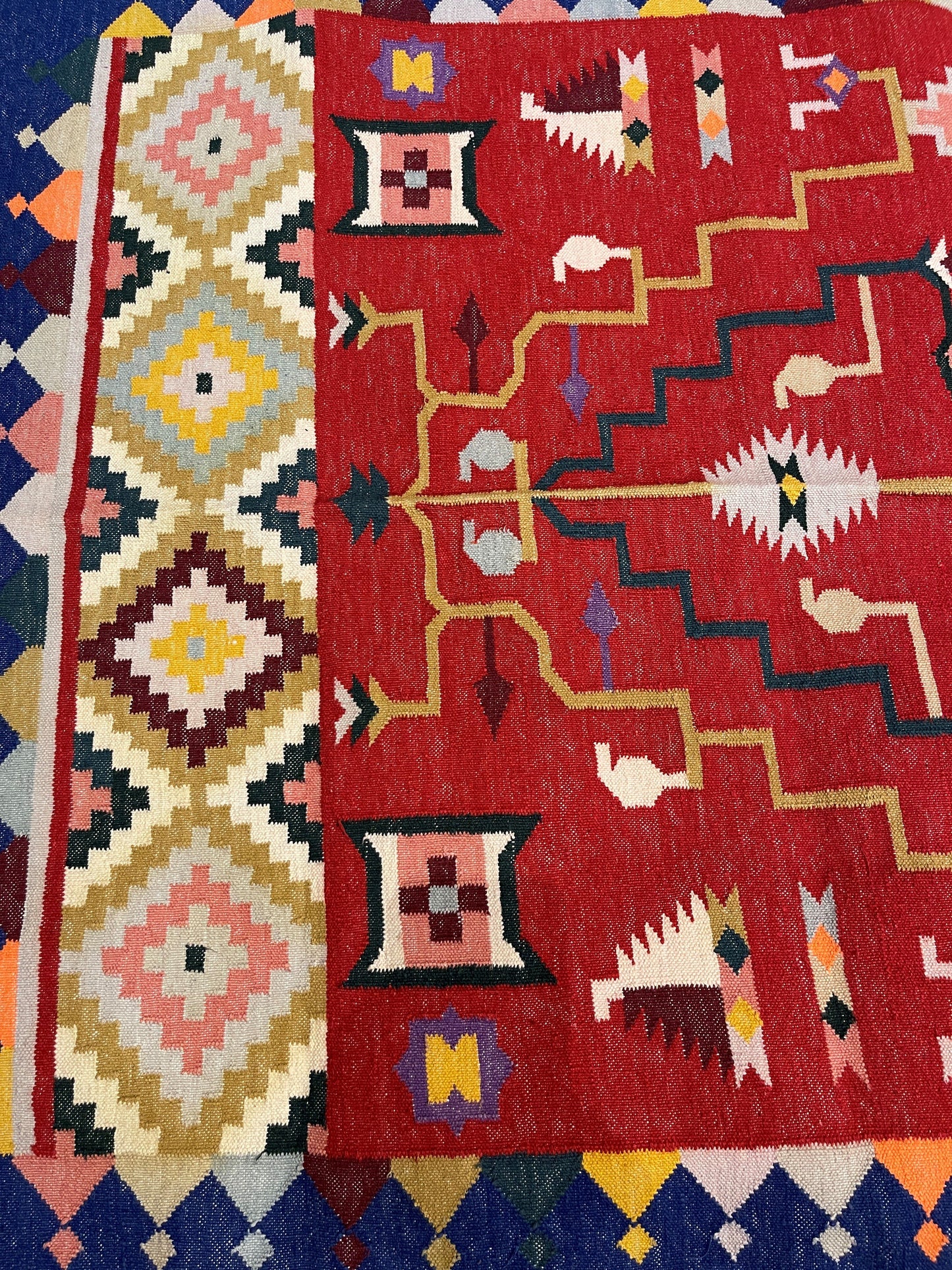 #20 Handwoven Cotton Rug 5' x 3'