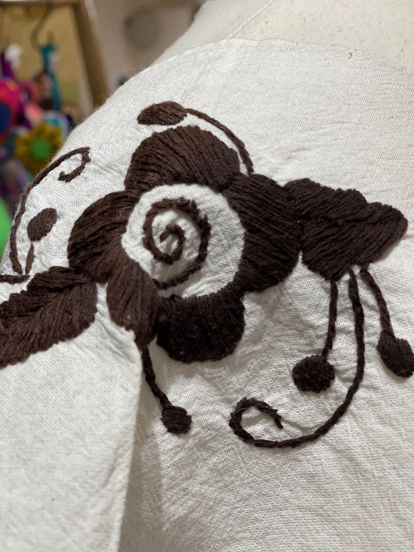 Handwoven Embroidered Bird Dress