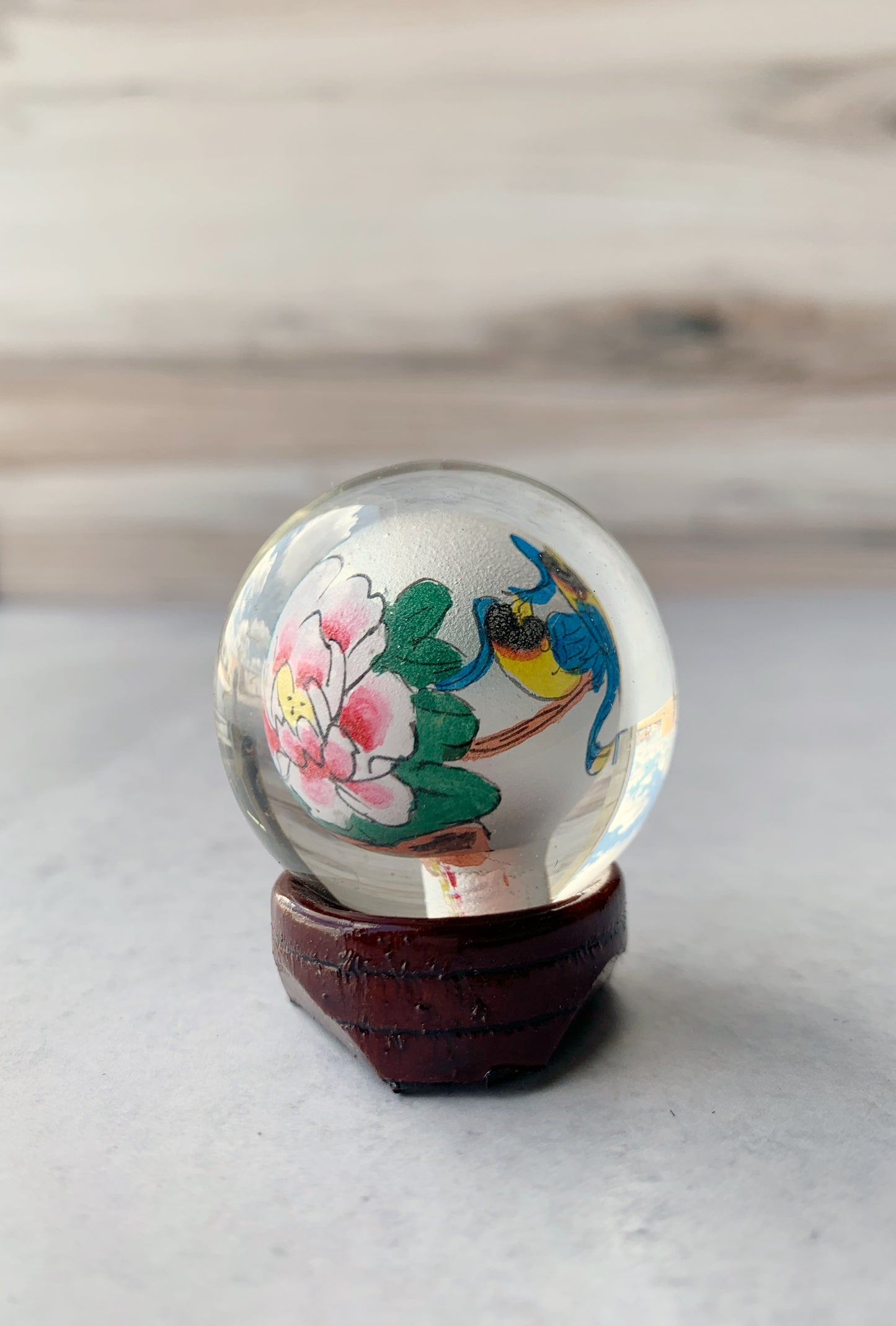 Painted Glass Ball