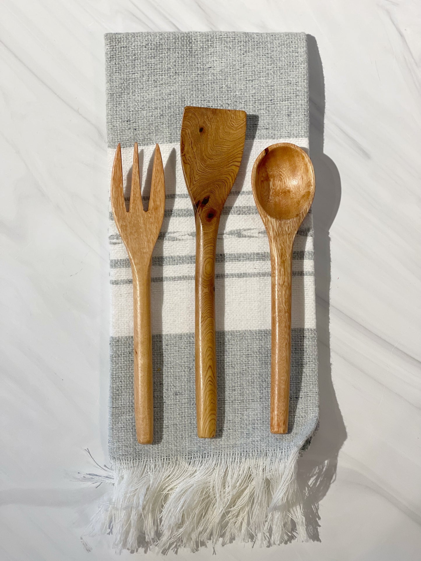 Guamuchil Hand Carved Wooden Spoon 6 1/2"