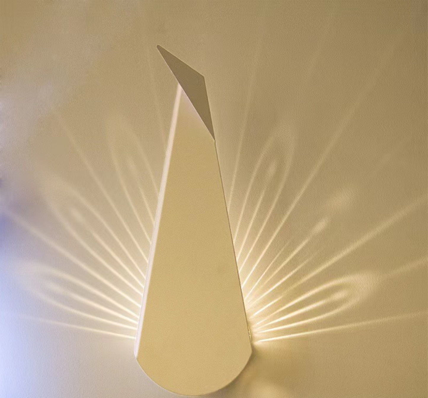 Gold Peacock Wall Light