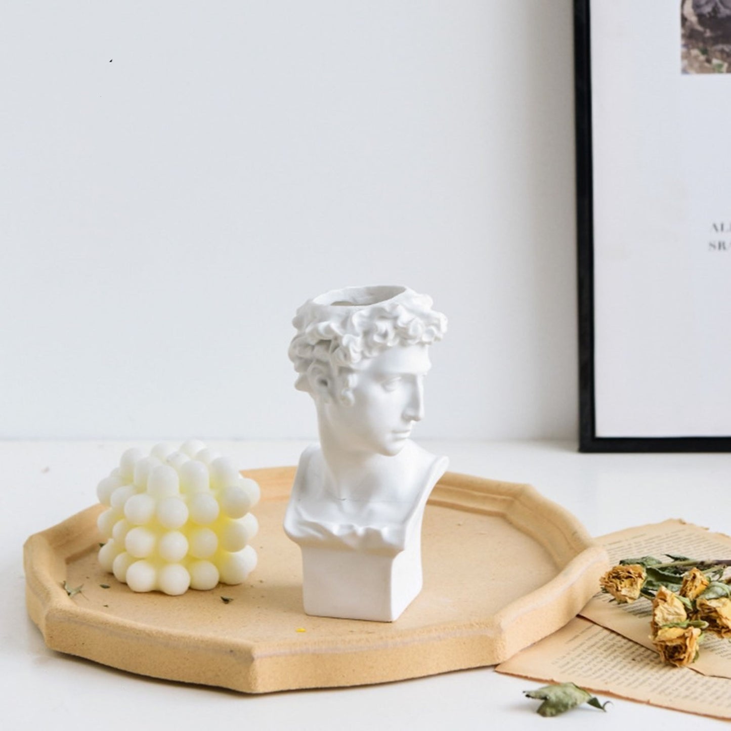 Greek Statue Succulent Planter