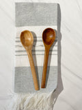 Guamuchil Hand Carved Wooden Spoon  6 1/2"