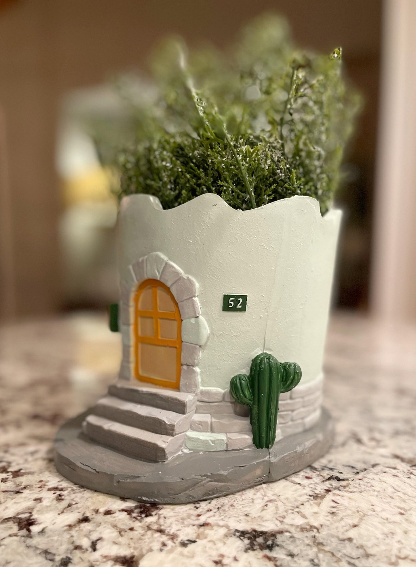 Green Desert House Planter