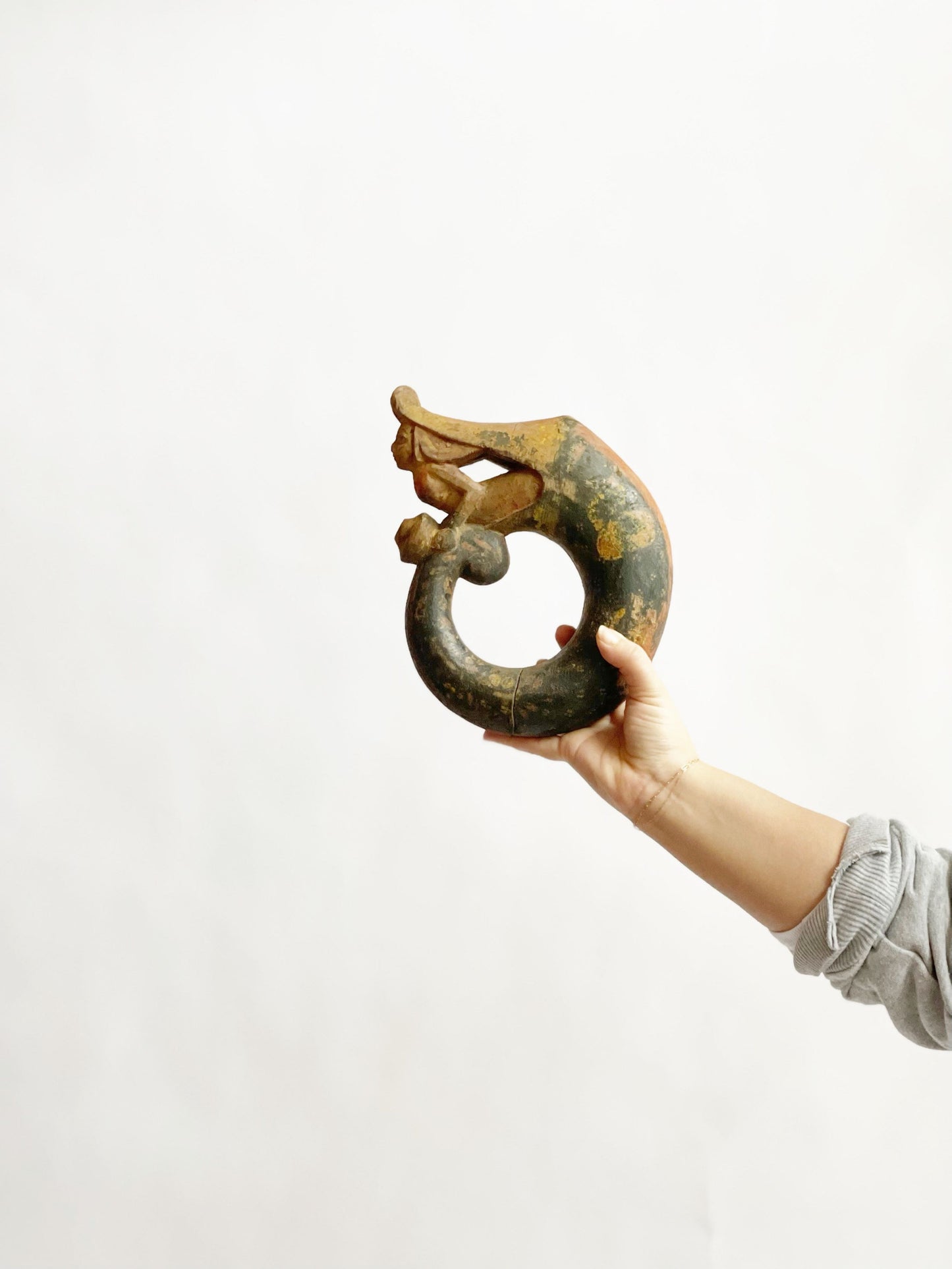 Wooden Antique Gunpower Holder