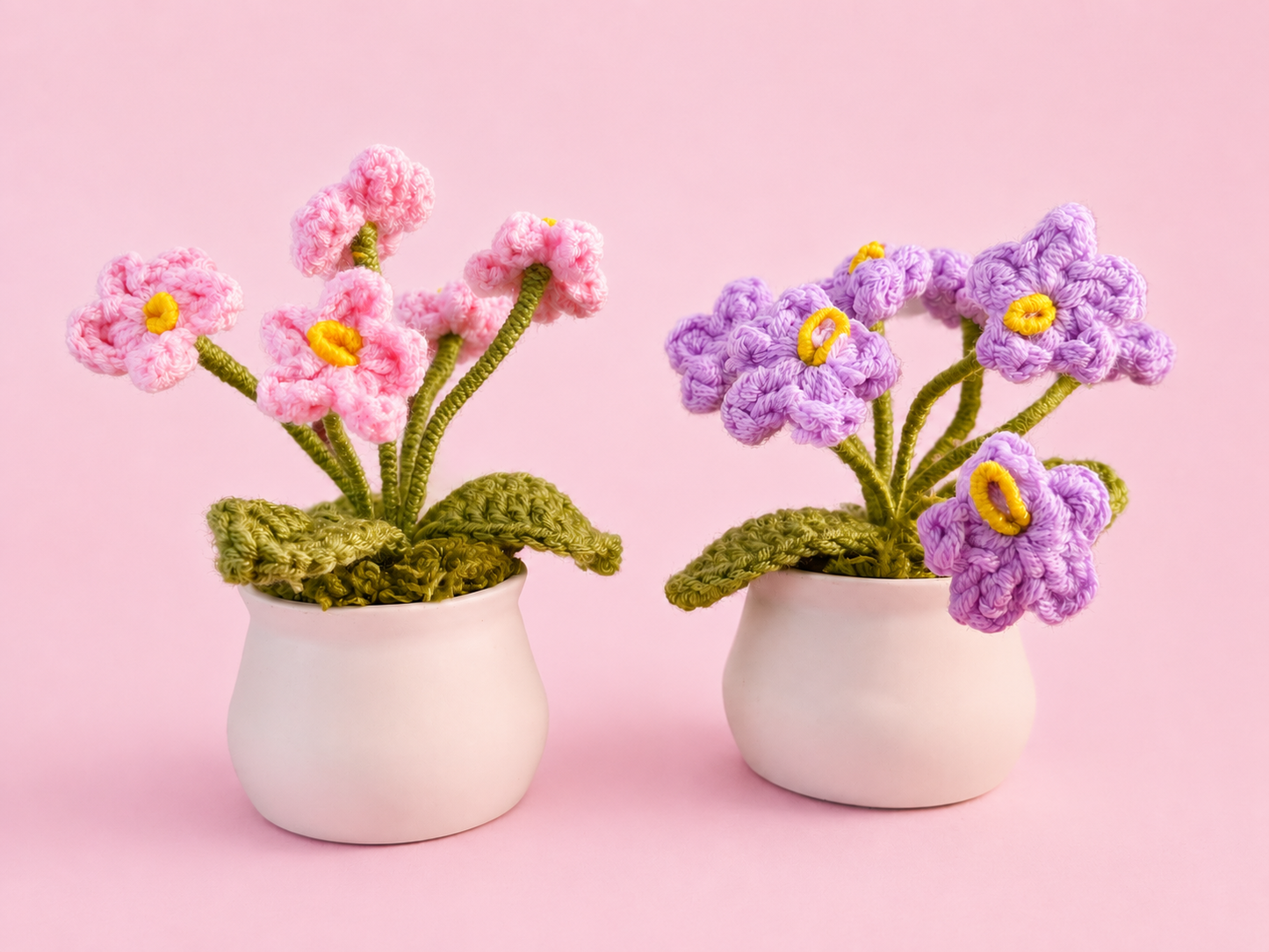 Crocheted Flower Pot