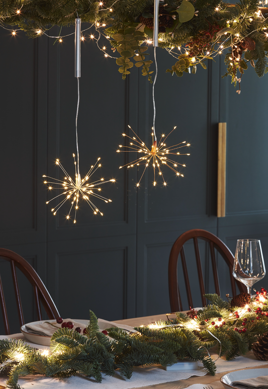 Mini Hanging Starburst: Copper