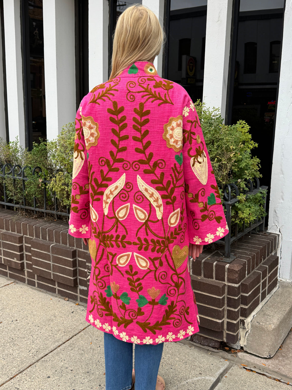 3C. Jute Suzani Long Jacket