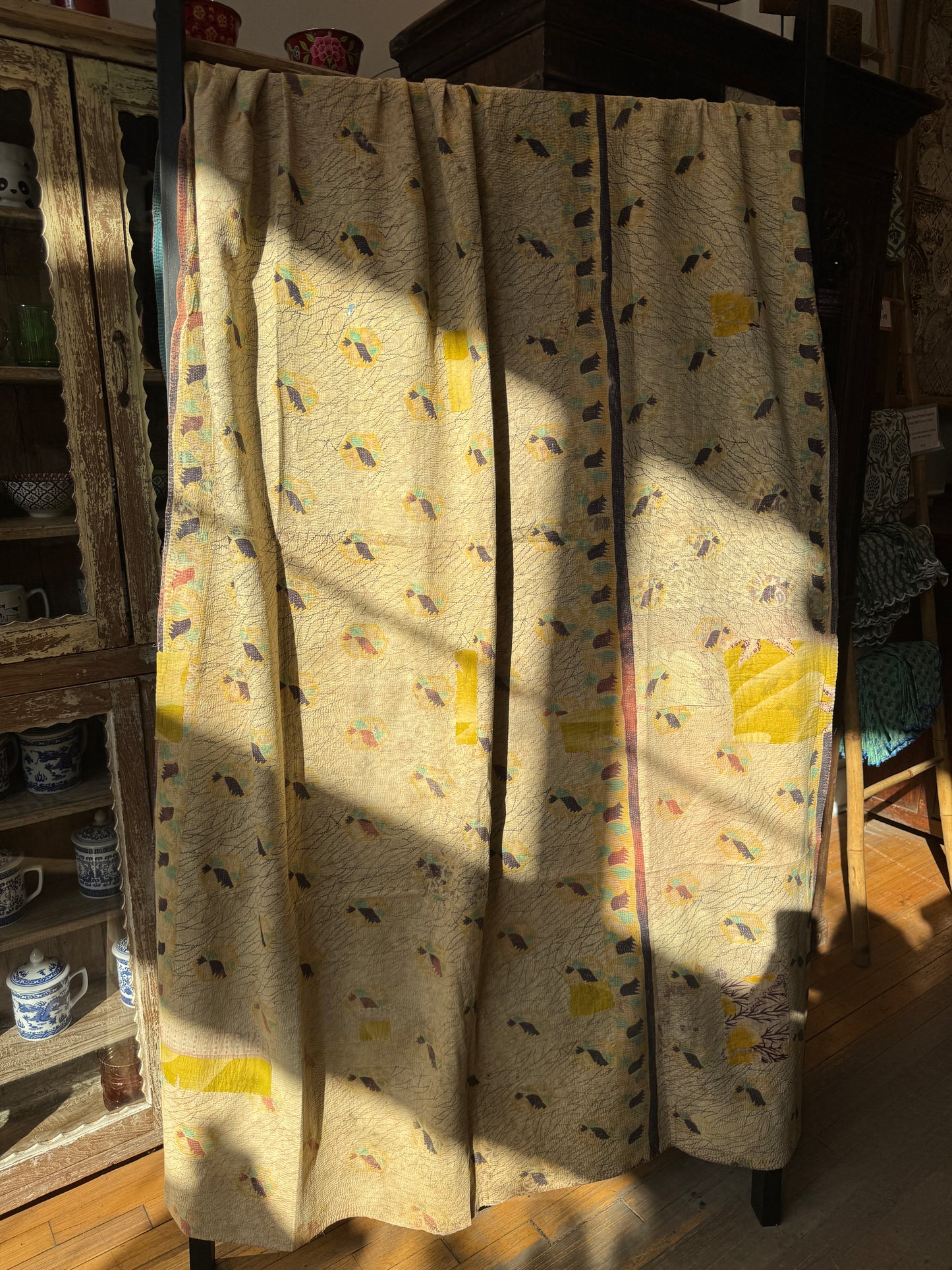 SA-5  Vintage Cotton Handstitched Kantha Throw