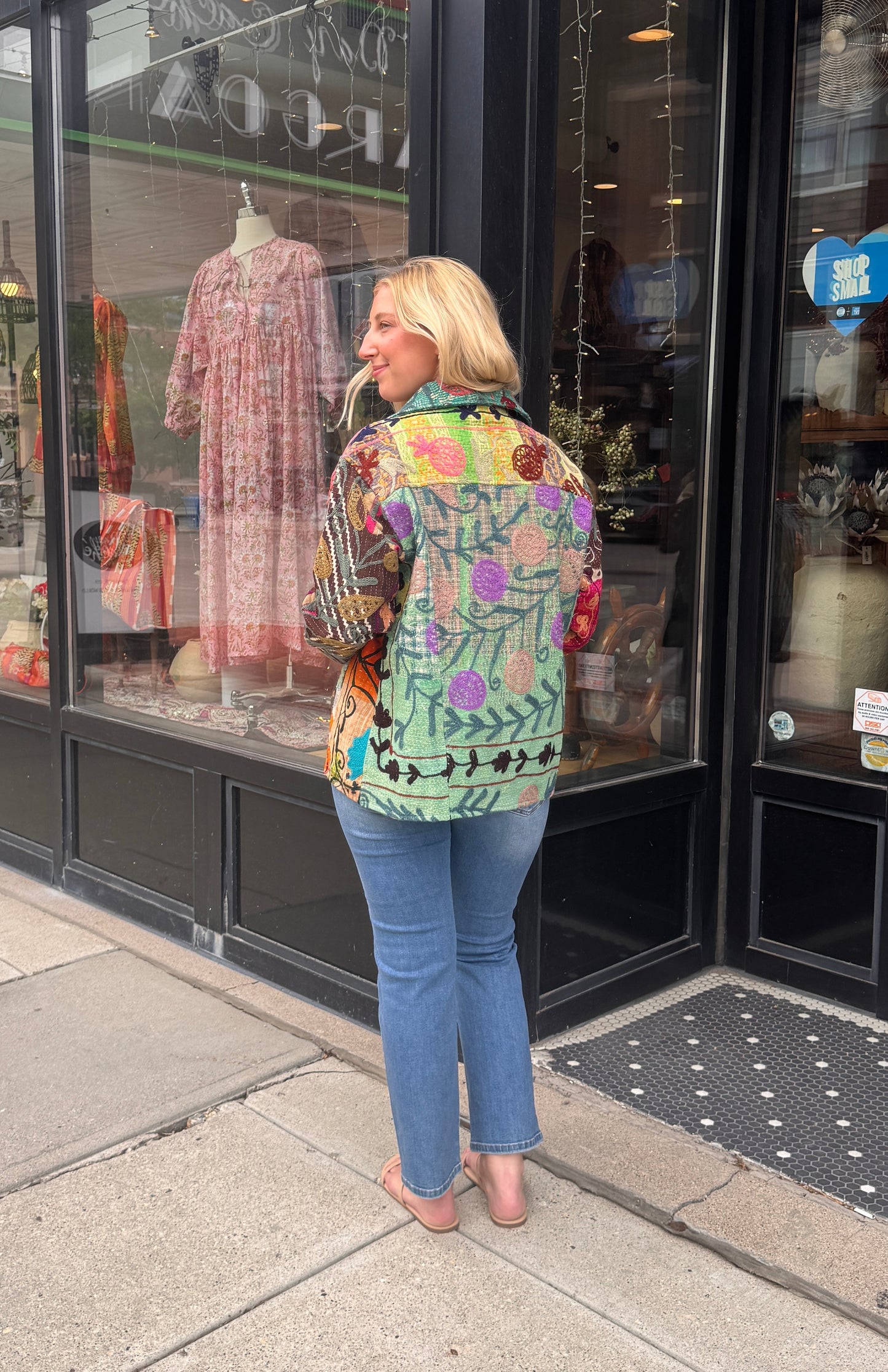Kantha Suzani Embroidered Jacket