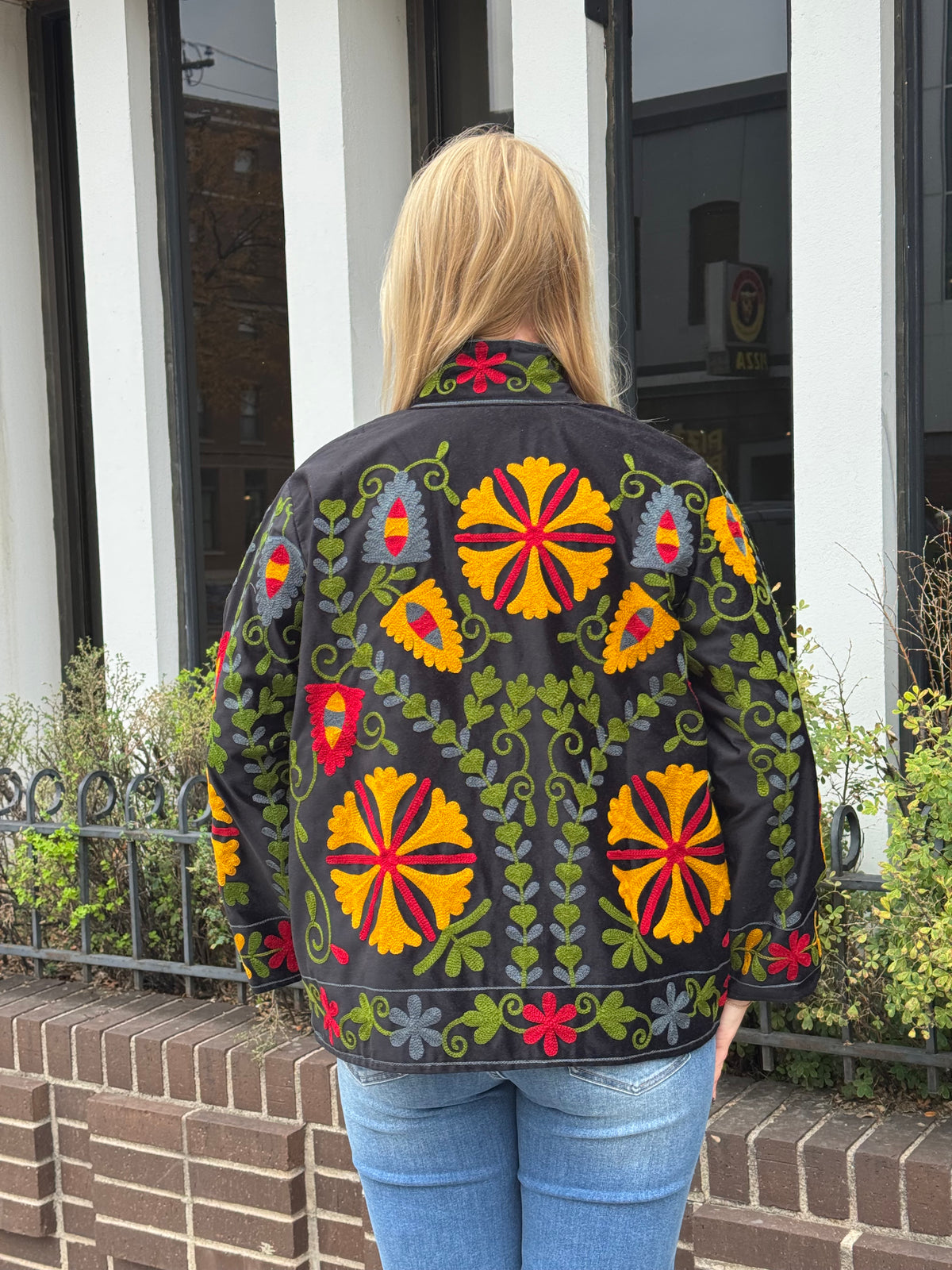 10H. Velvet Suzani Short Jacket