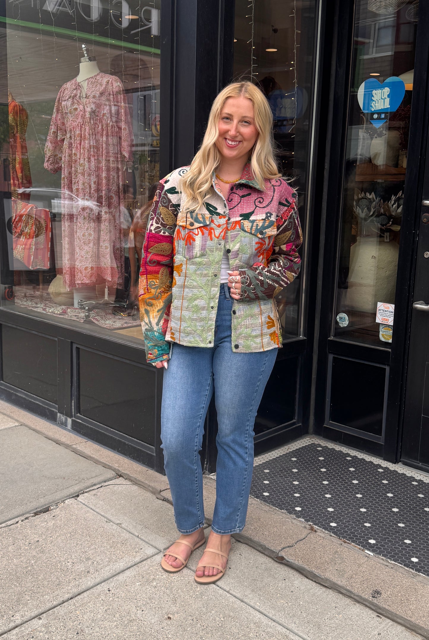 Kantha Suzani Embroidered Jacket