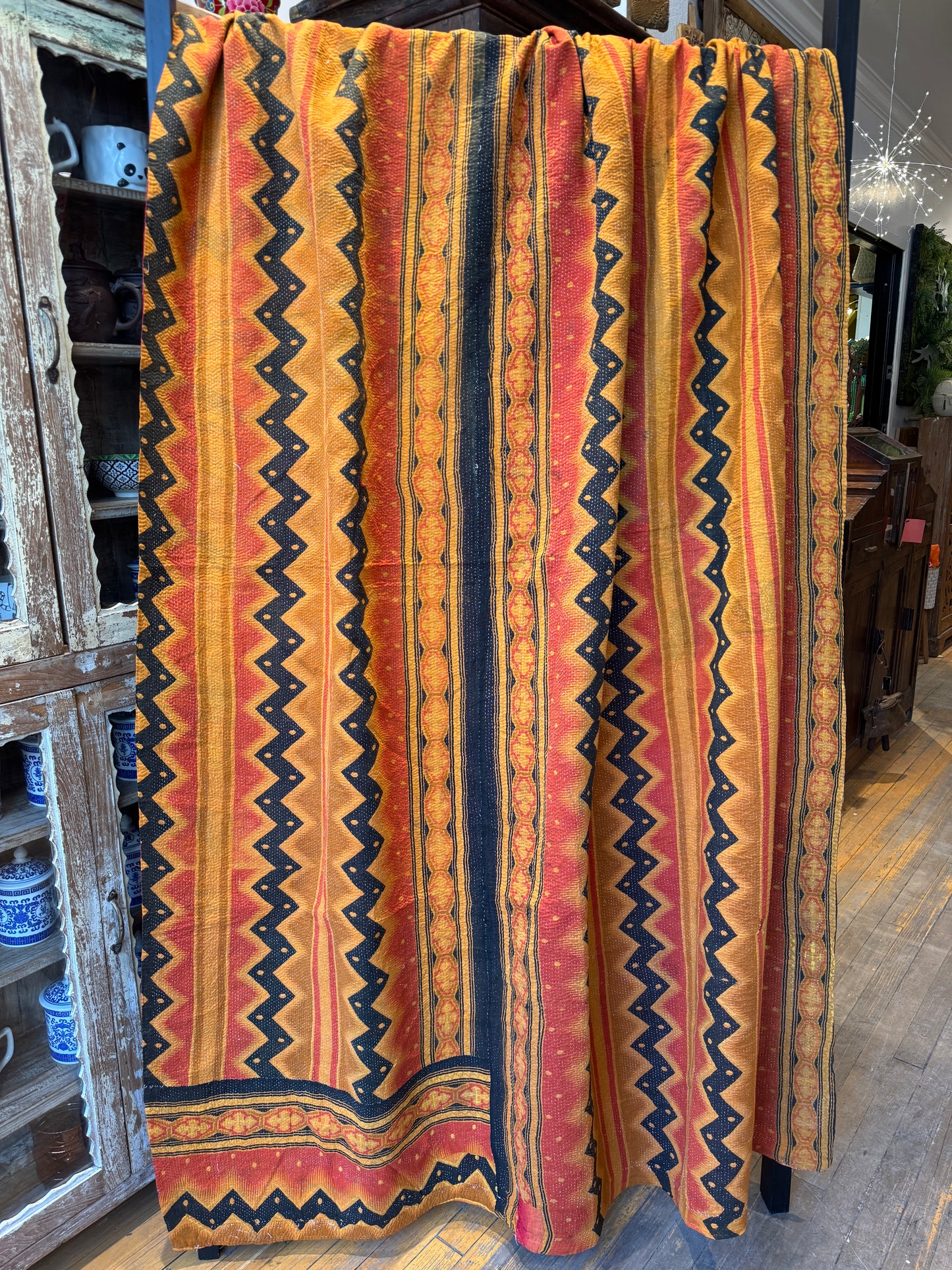 SA-2 Vintage Cotton Handstitched Kantha Throw