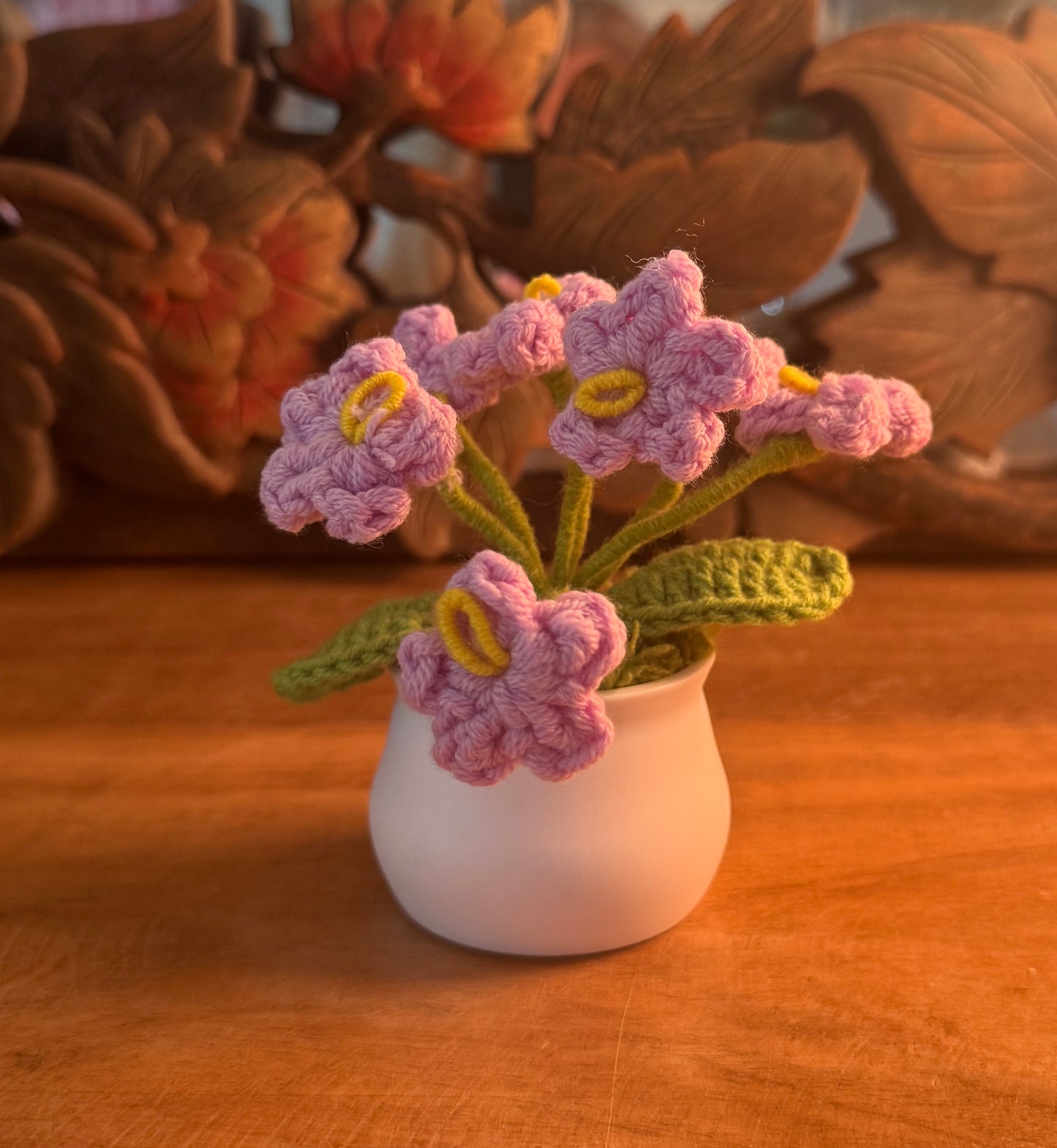 Crocheted Flower Pot