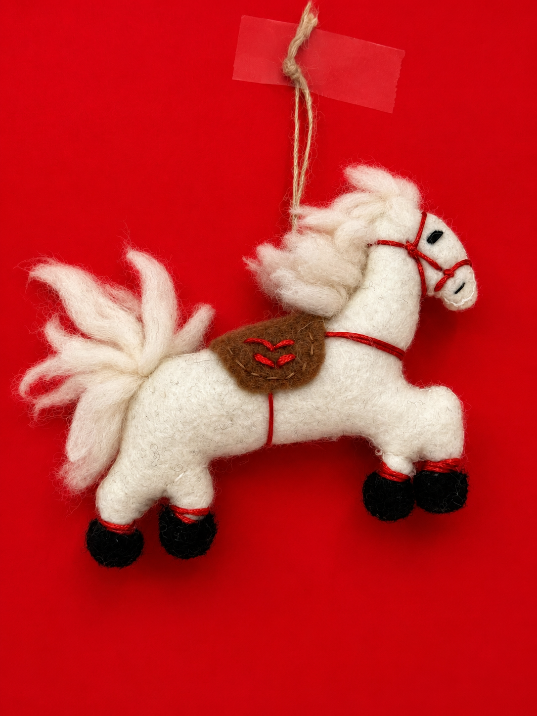 Handmade Felted Wool Wild Pony