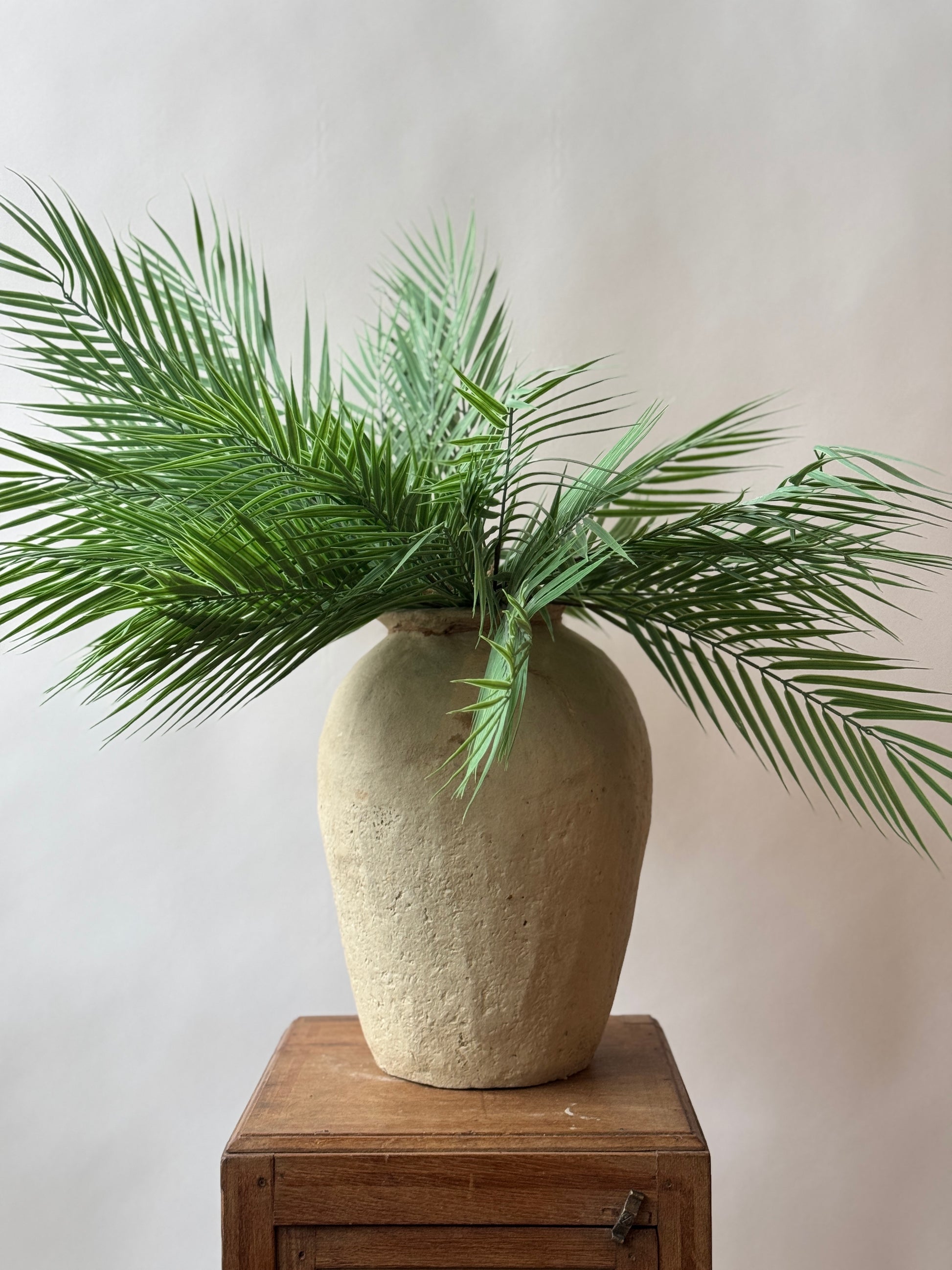 cache palm plant Paper Mache Pot – O'Day Cache
