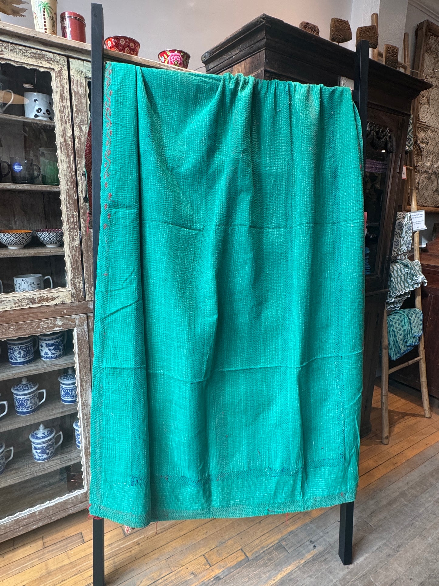 SA-6  Vintage Cotton Handstitched Kantha Throw