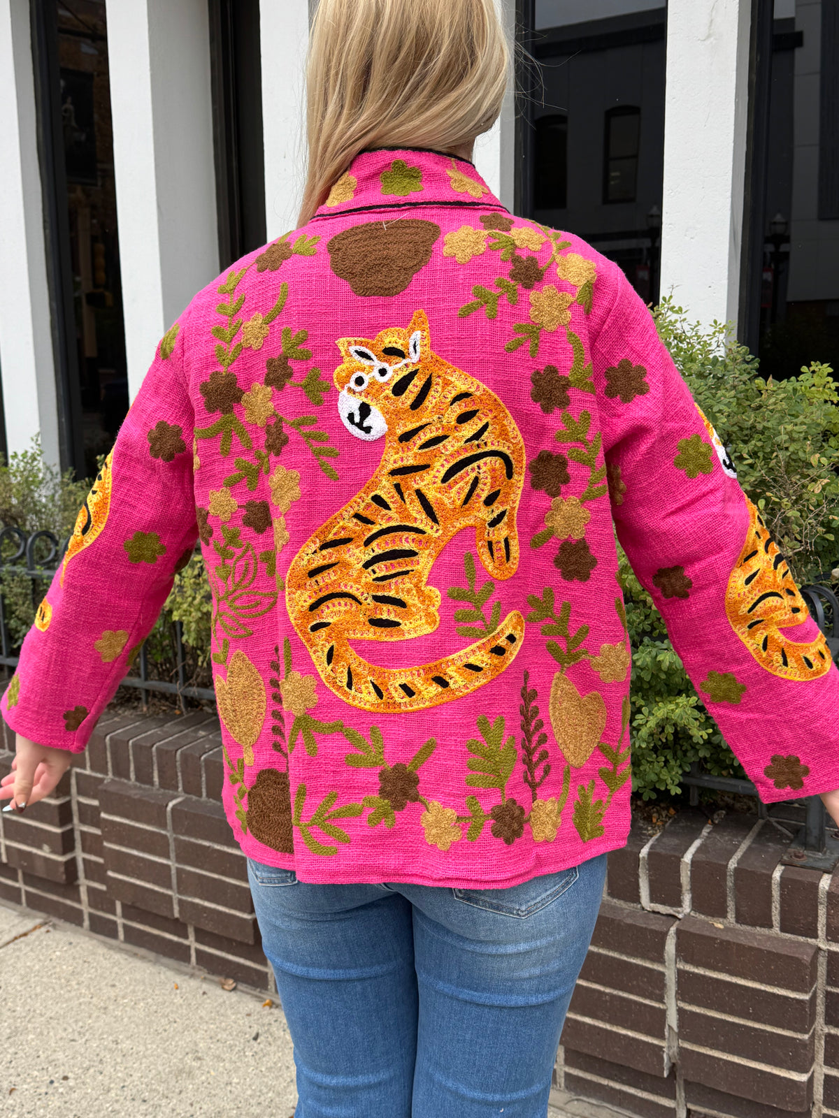 16C. Jute Suzani Short Jacket