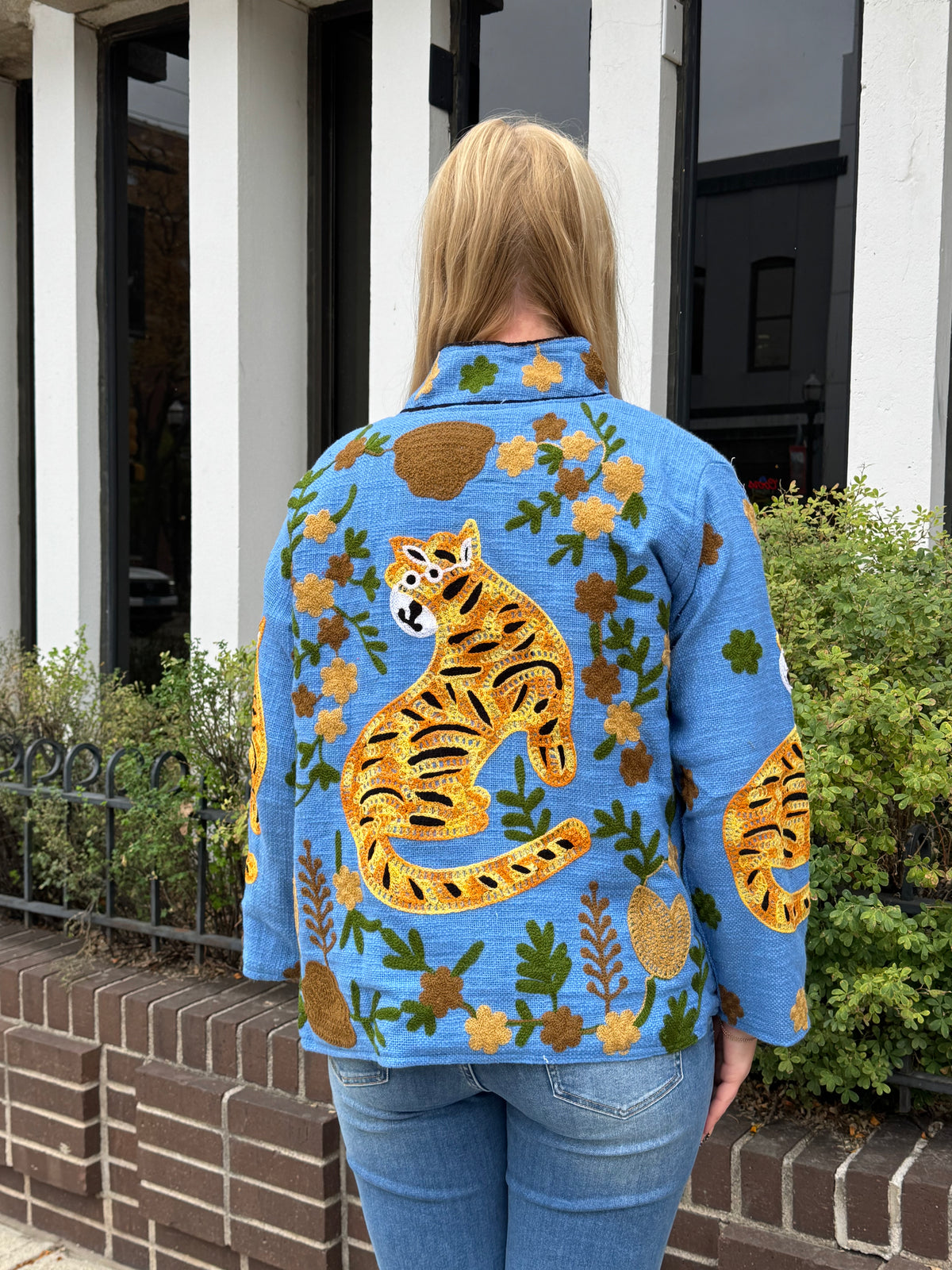16G. Jute Suzani Short Jacket