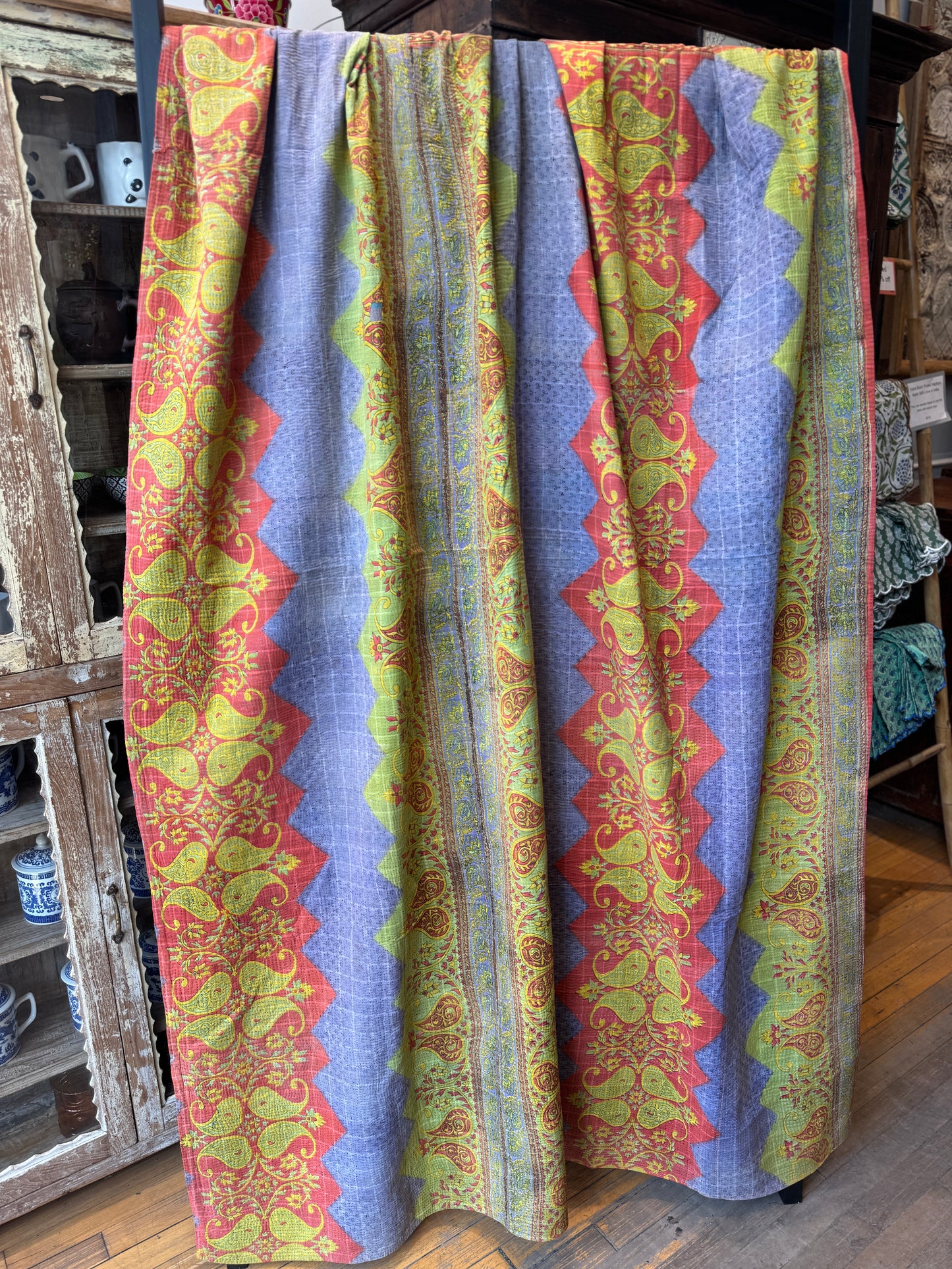 No. 283 Vintage Cotton Handcrafted Kantha Throw