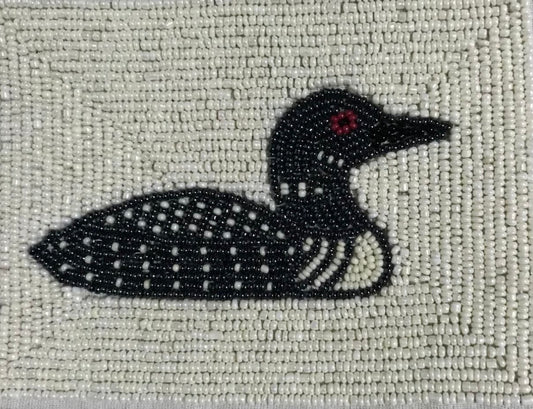 Loon Beaded Coin Purse
