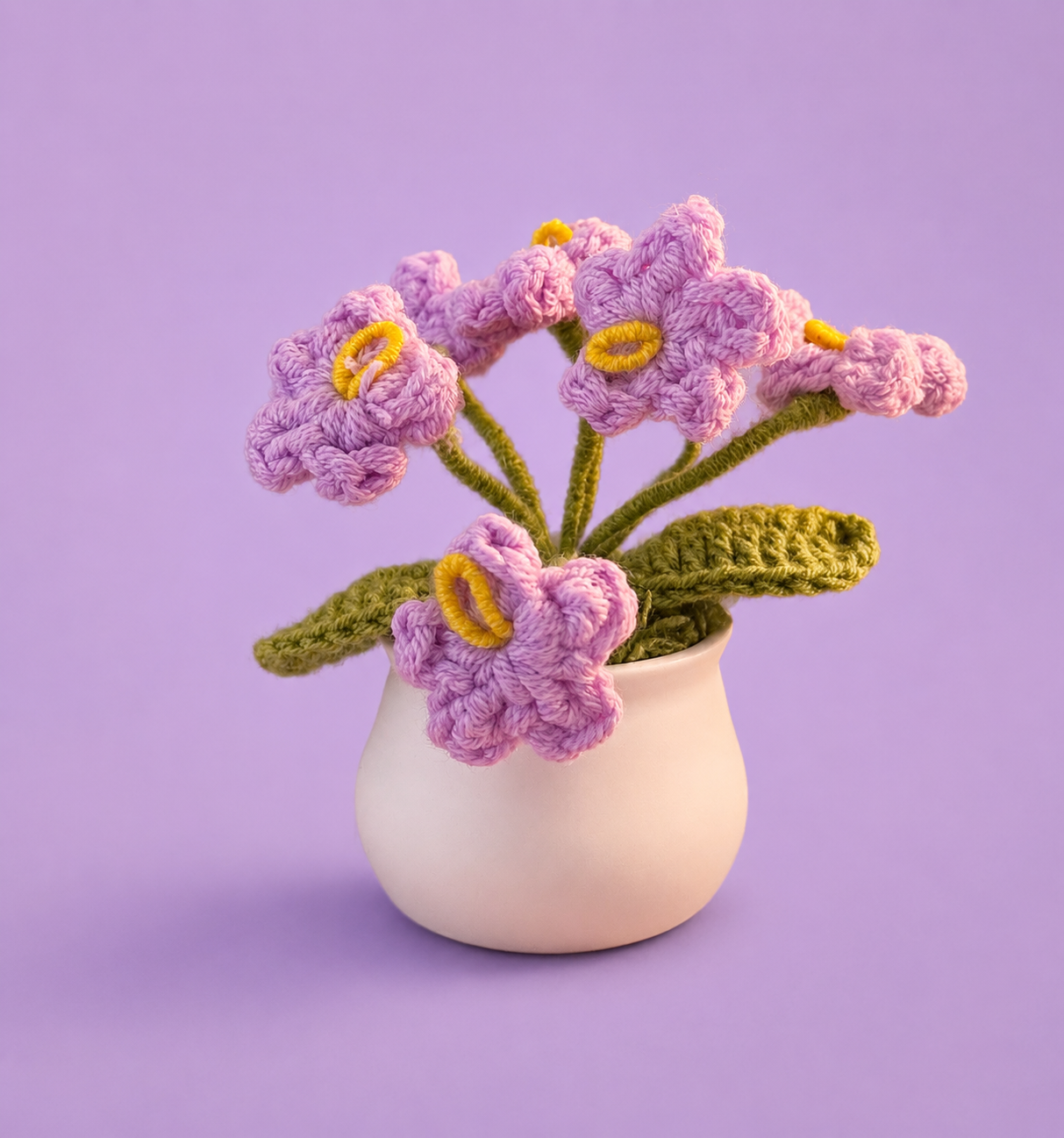 Crocheted Flower Pot