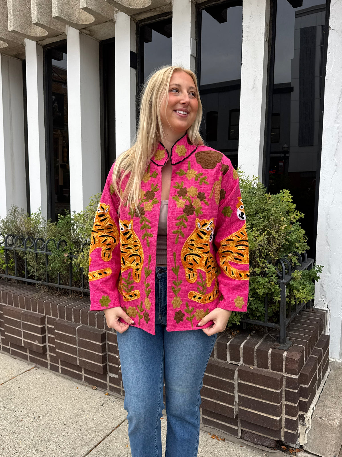 16C. Jute Suzani Short Jacket