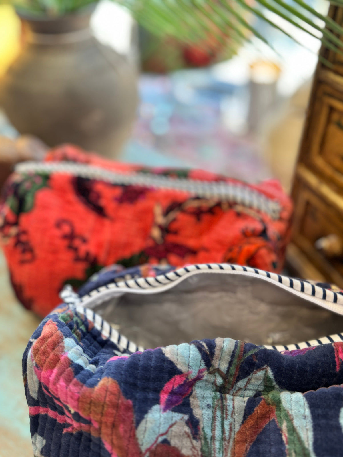 Velvet Travel Pouch