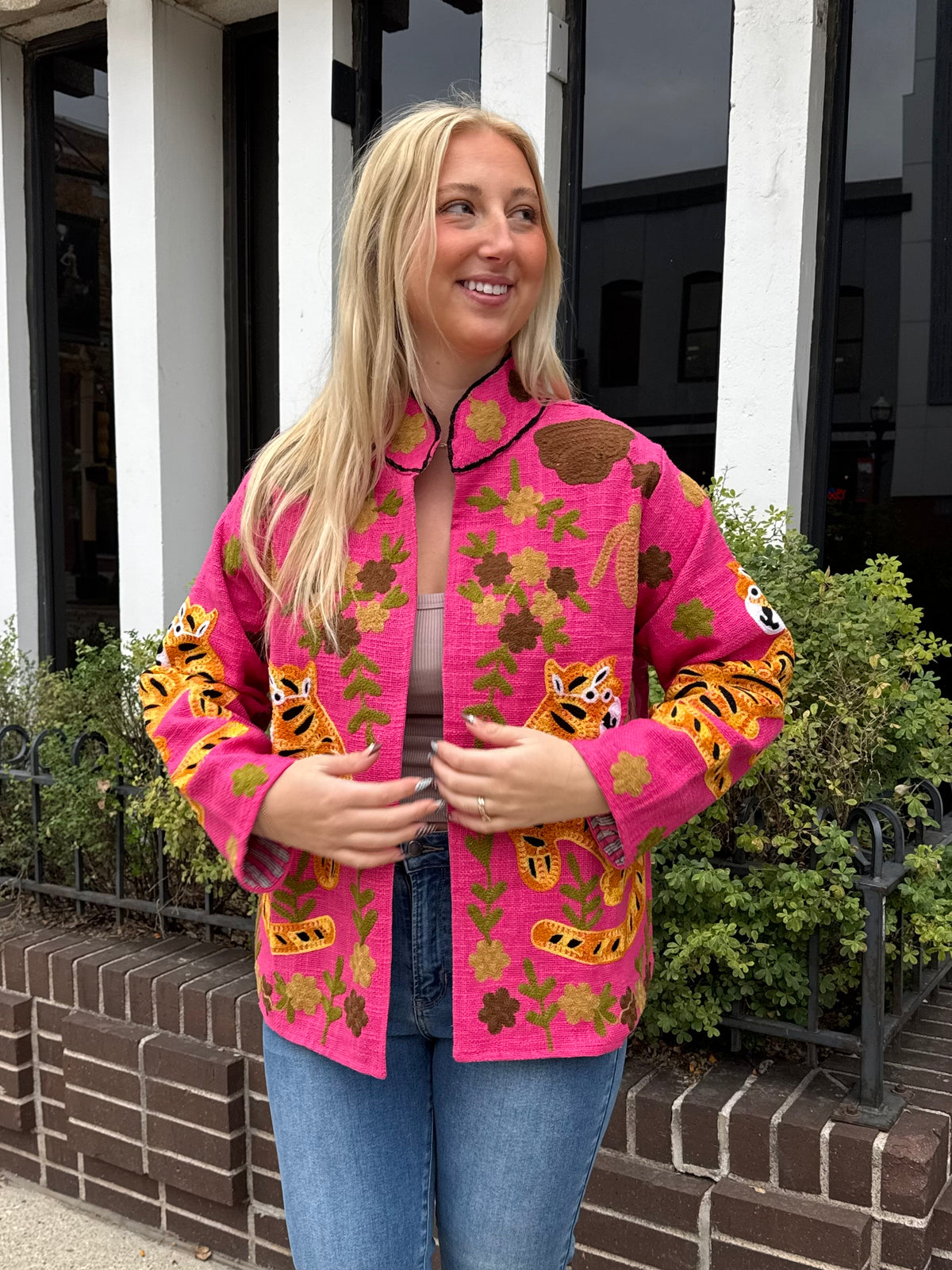 16C. Jute Suzani Short Jacket