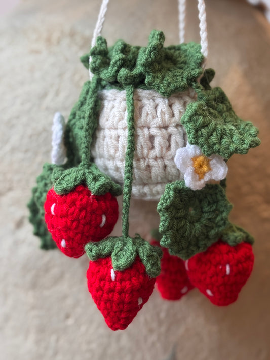 Handmade Crocheted Strawberry