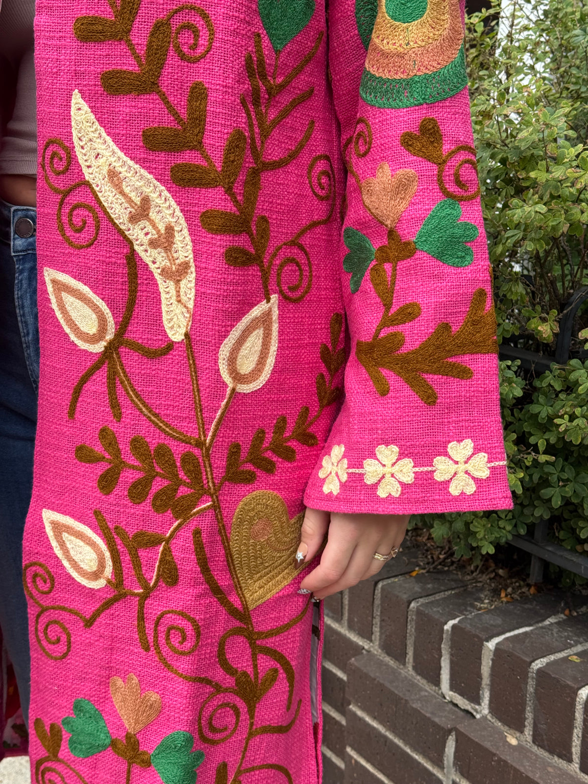 3C. Jute Suzani Long Jacket