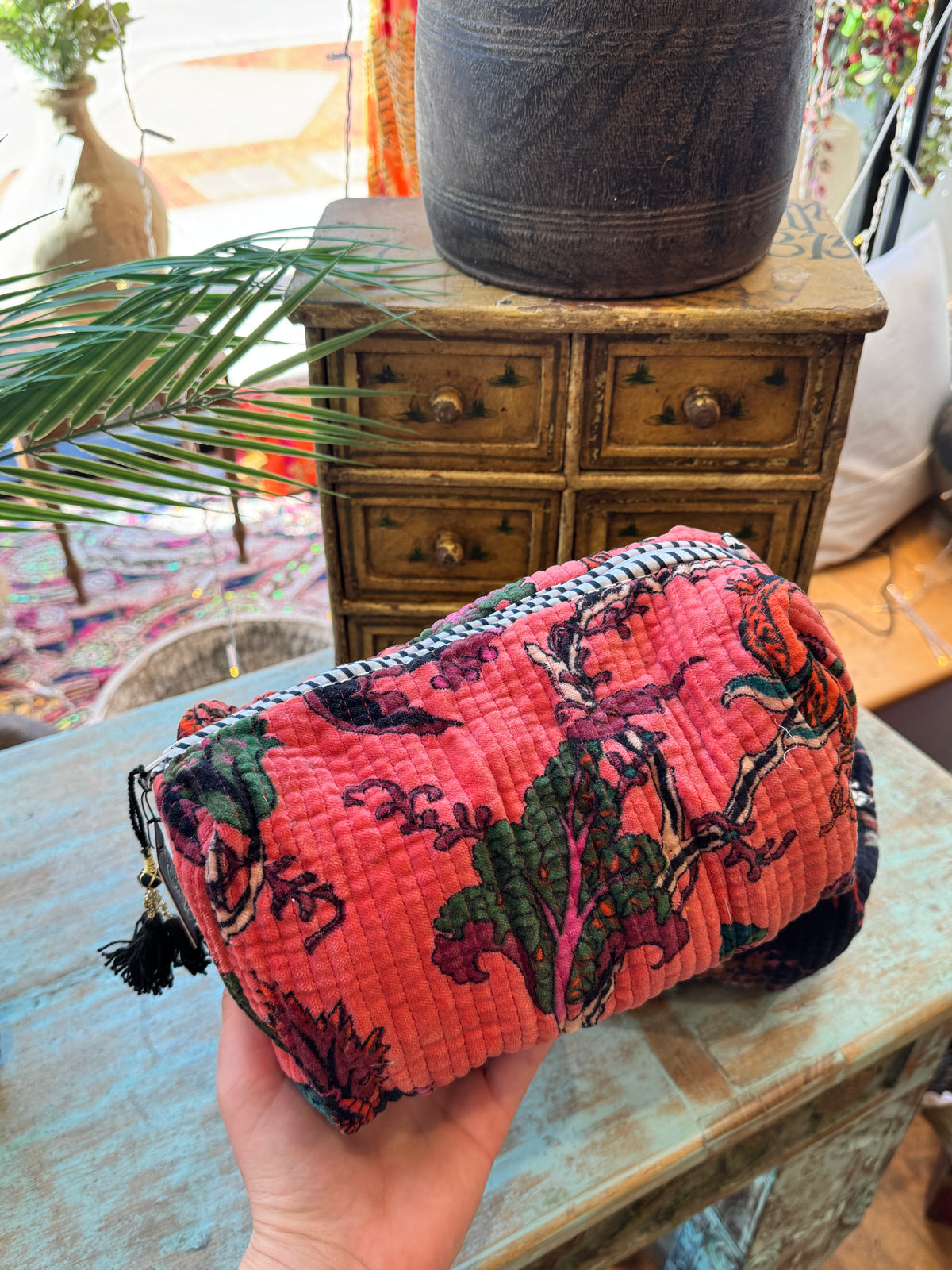 Velvet Travel Pouch