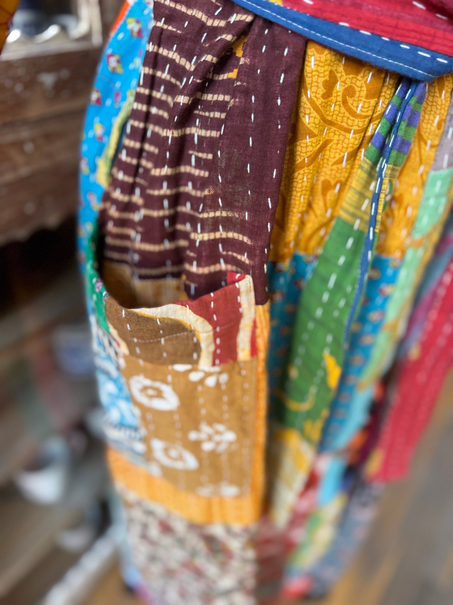 Cotton Kantha Bathrobe