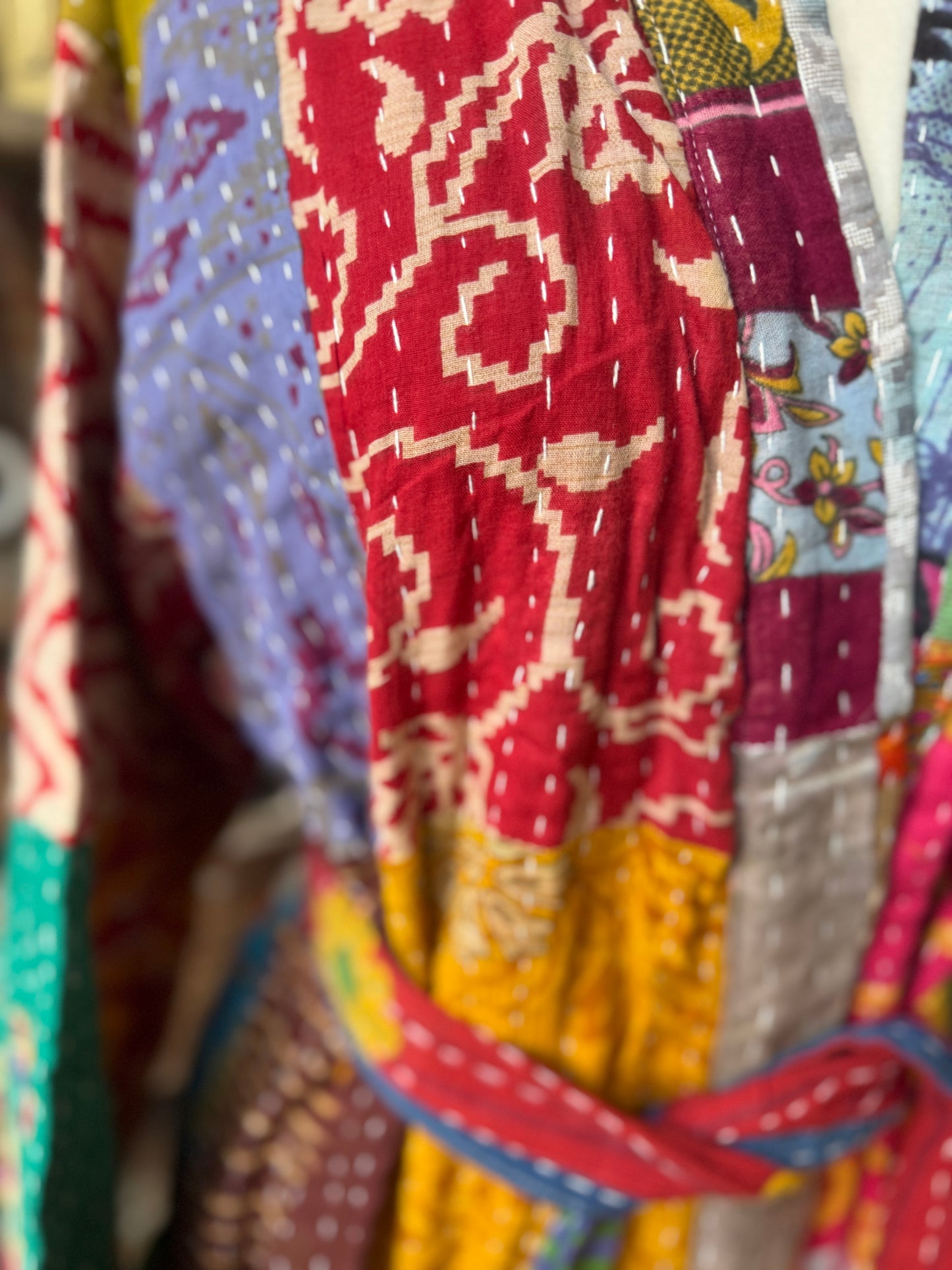 Cotton Kantha Bathrobe